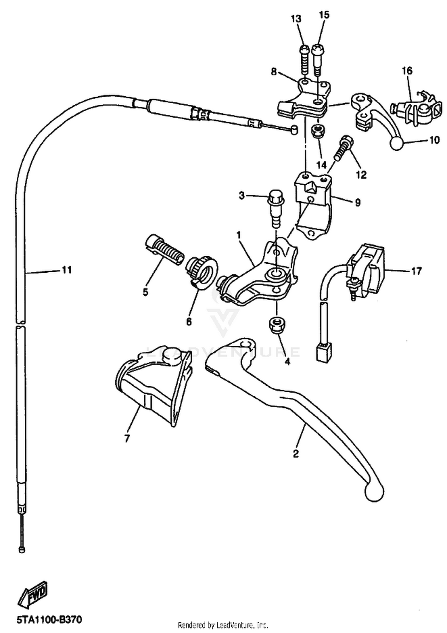 37 HANDLE SWITCH  LEVER