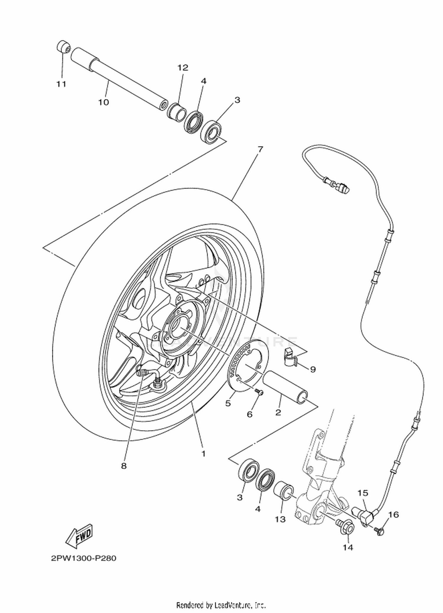 28 FRONT WHEEL