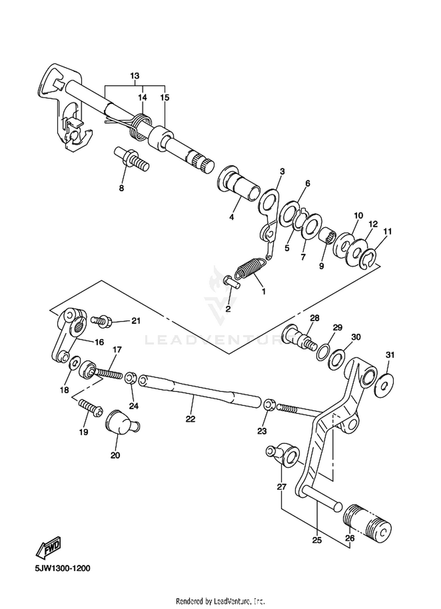 20 SHIFT SHAFT