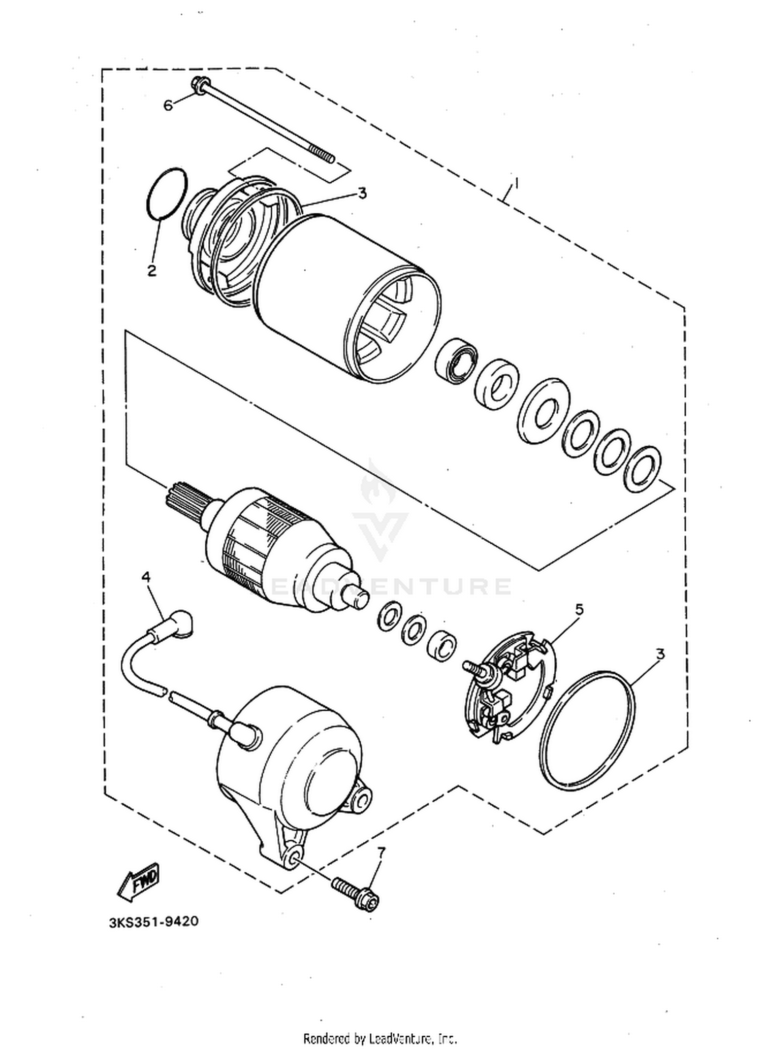 42 STARTING MOTOR