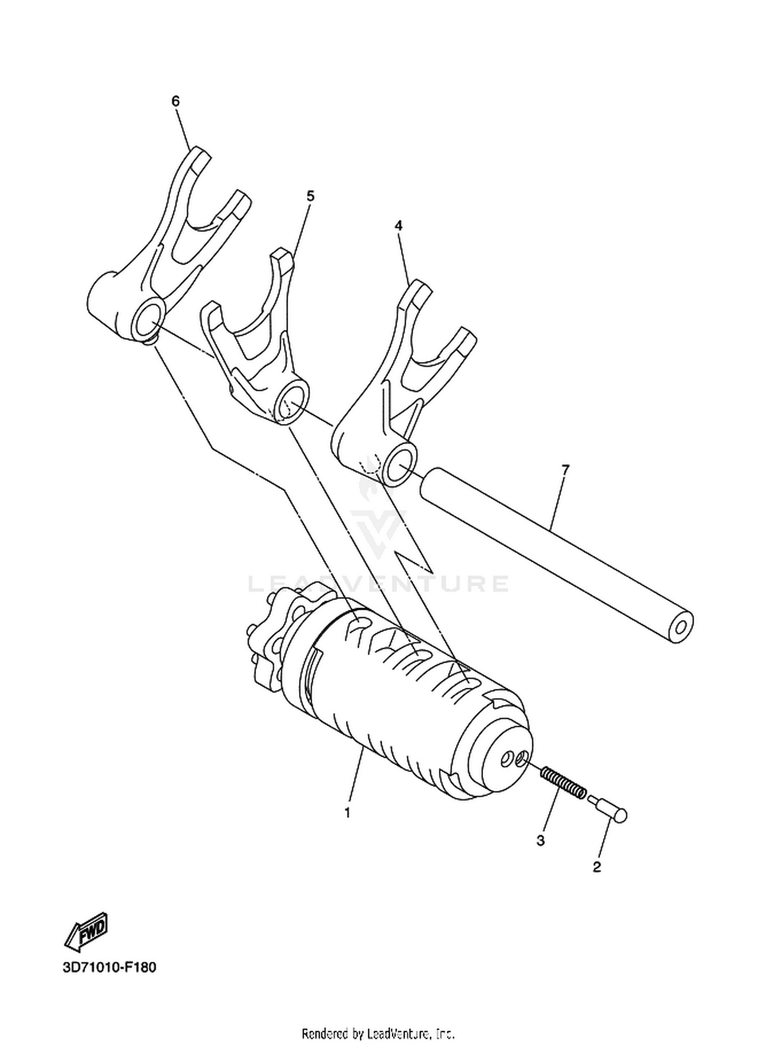 18 SHIFT CAM  FORK