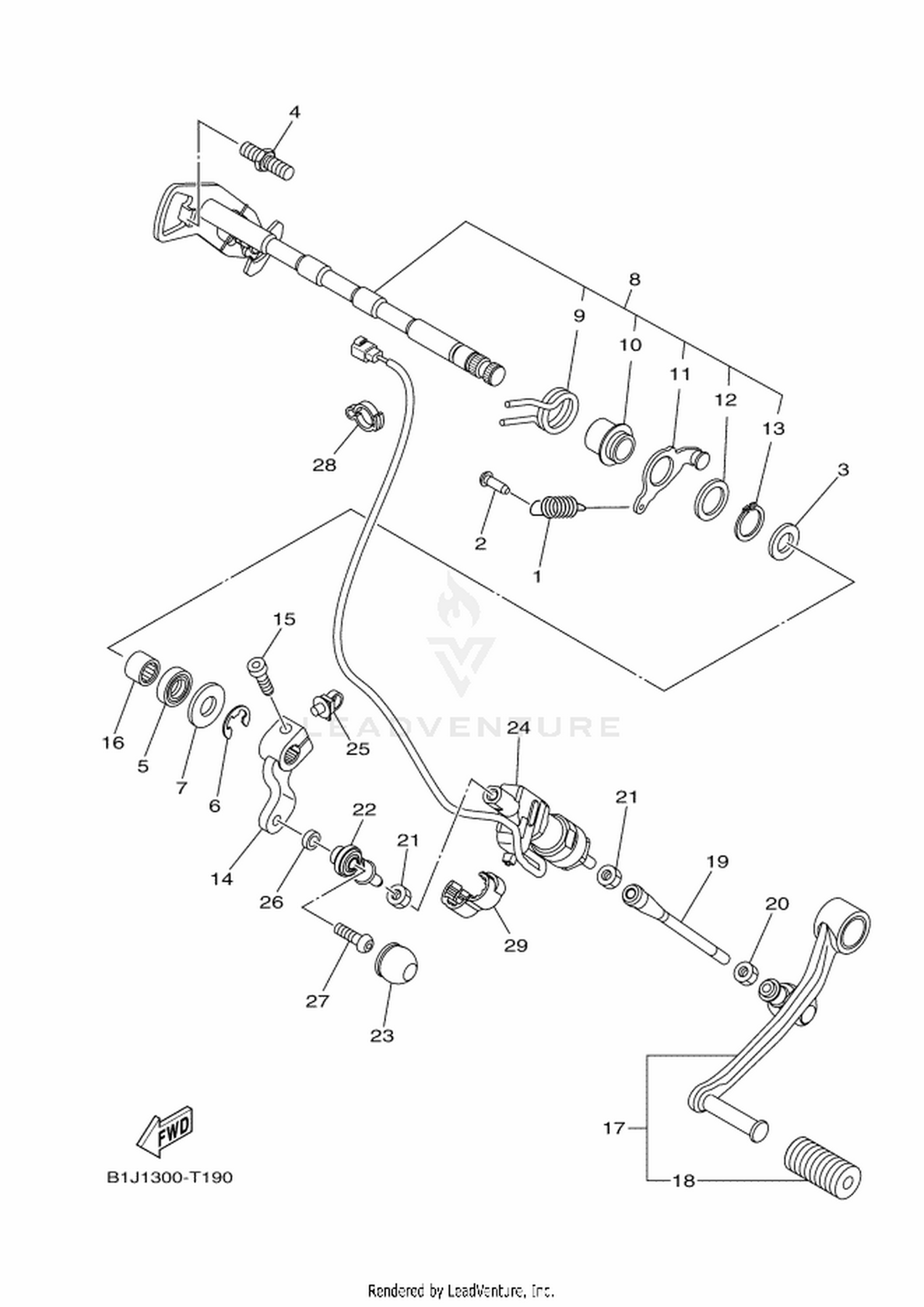 19 SHIFT SHAFT