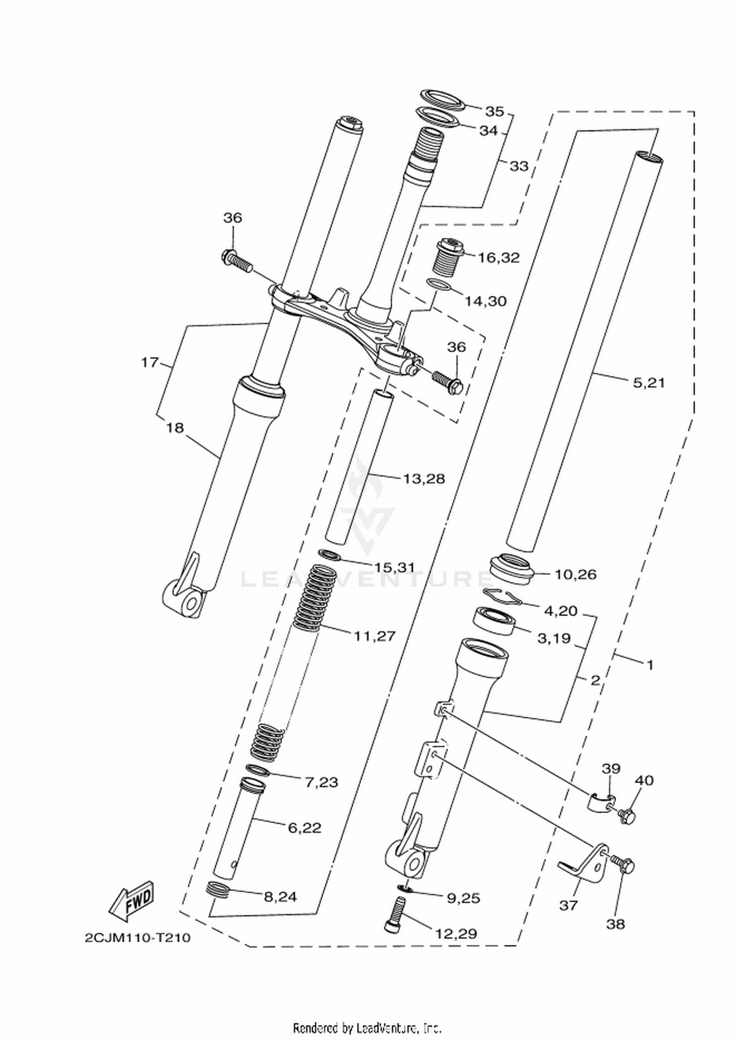 21 FRONT FORK