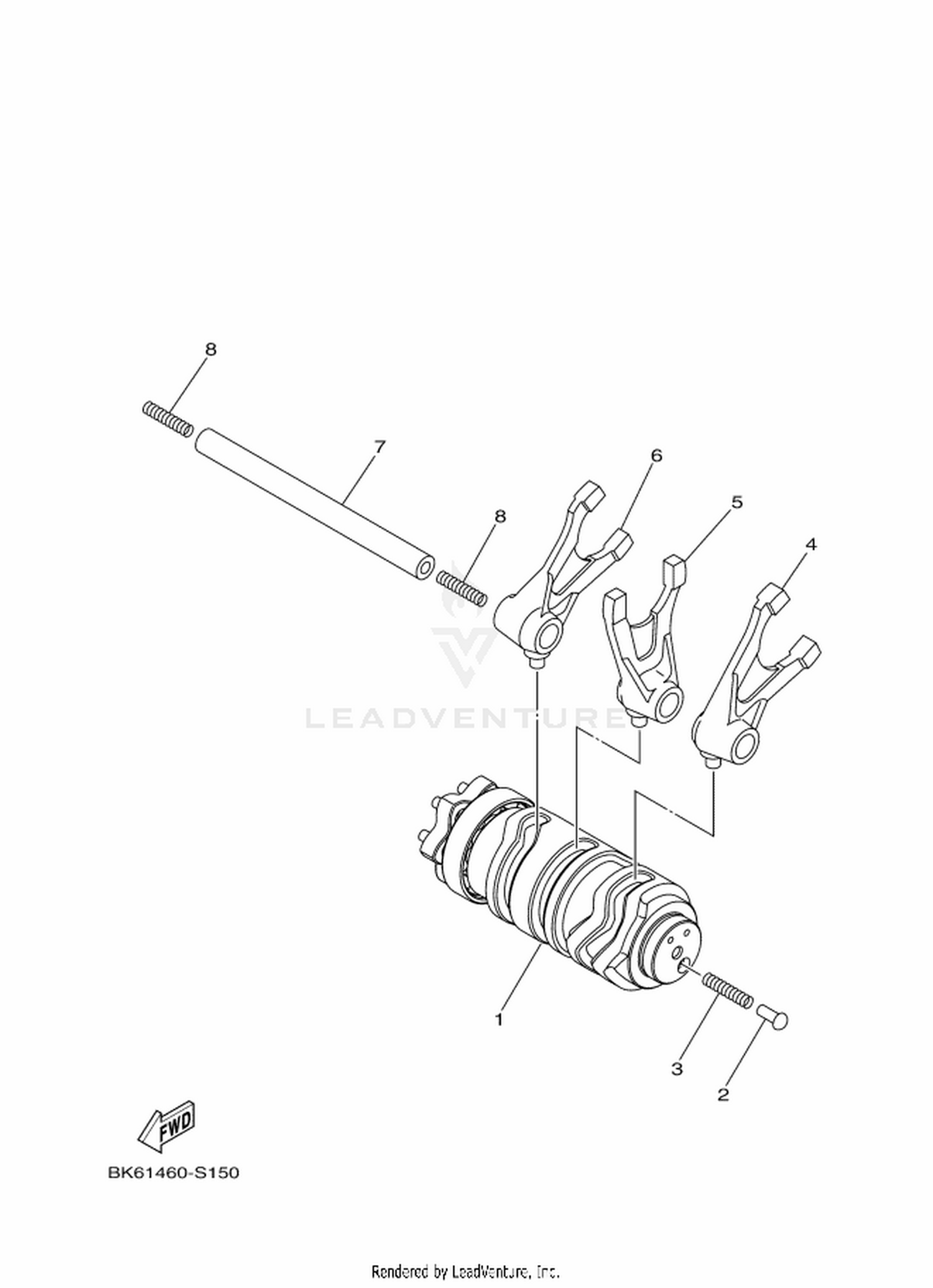 16 SHIFT CAM & FORK