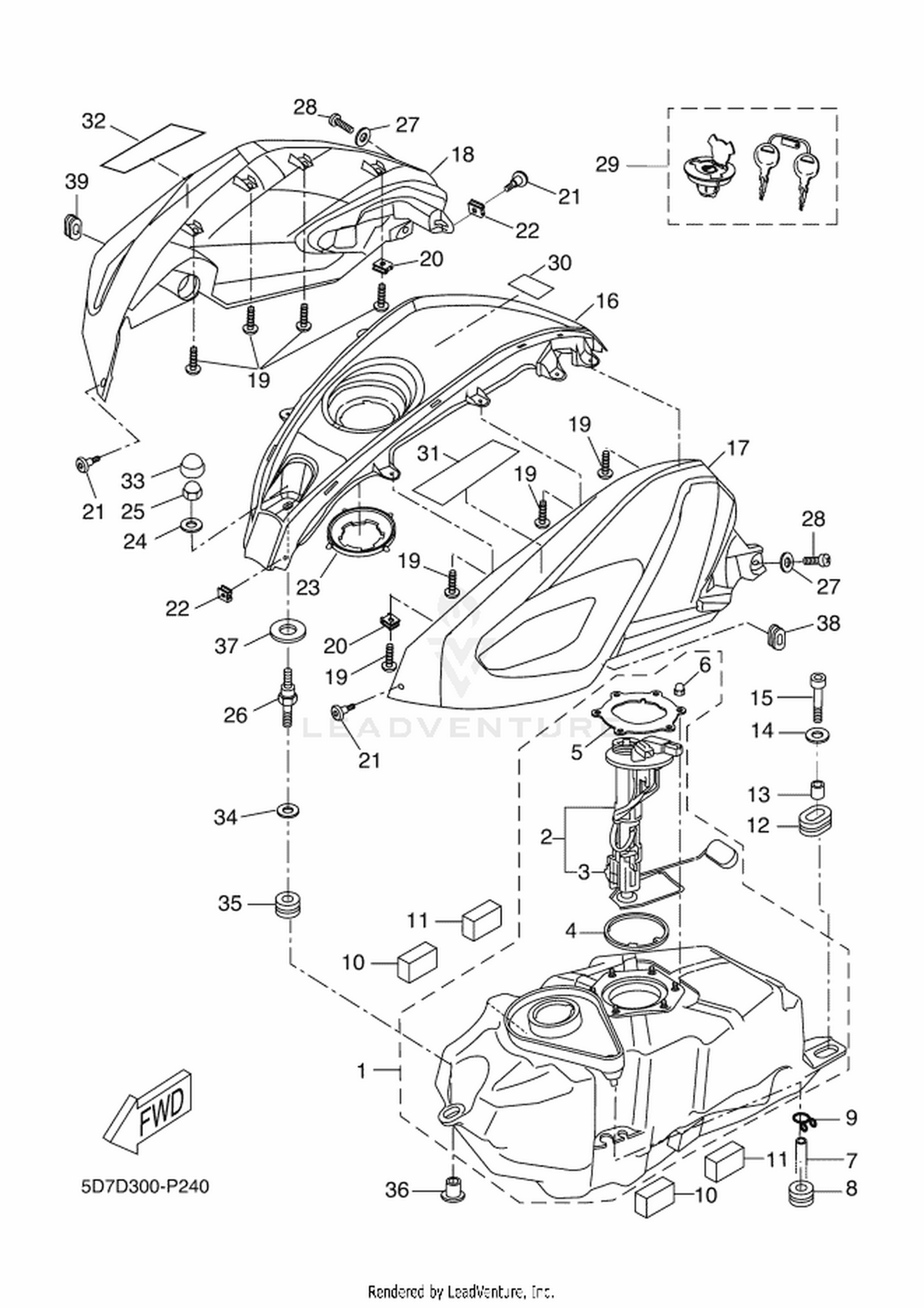 24 FUEL TANK