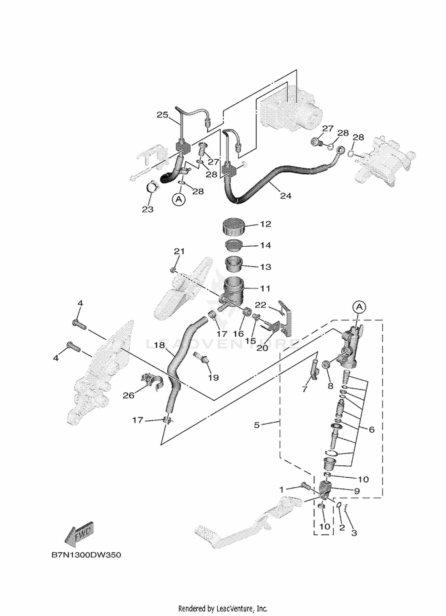 35 REAR MASTER CYLINDER