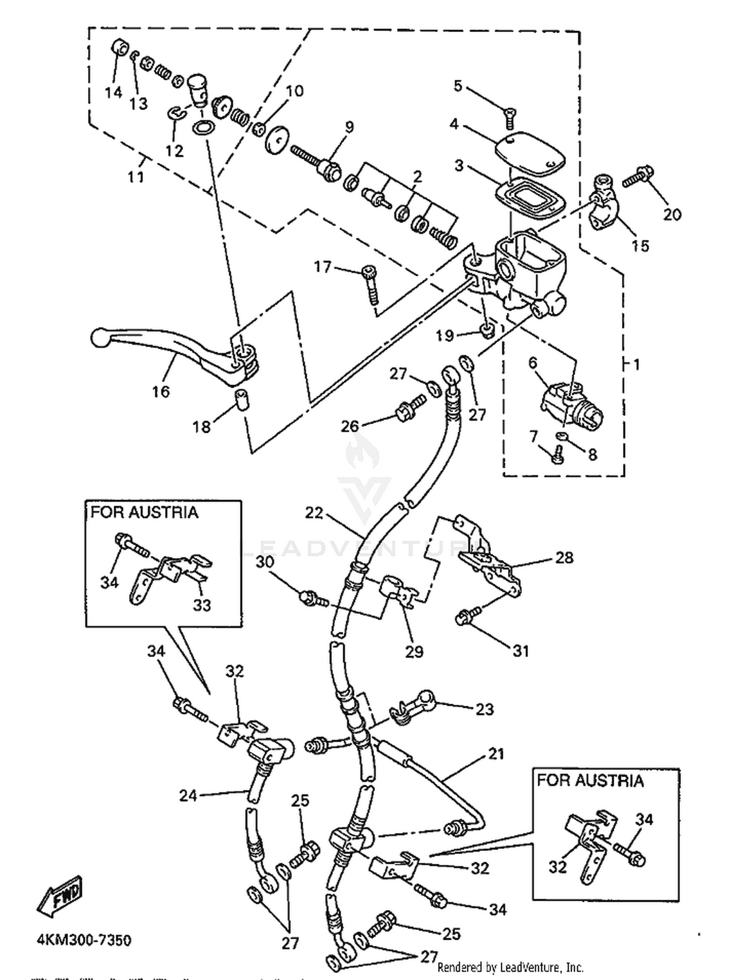 35 FRONT MASTER CYLINDER