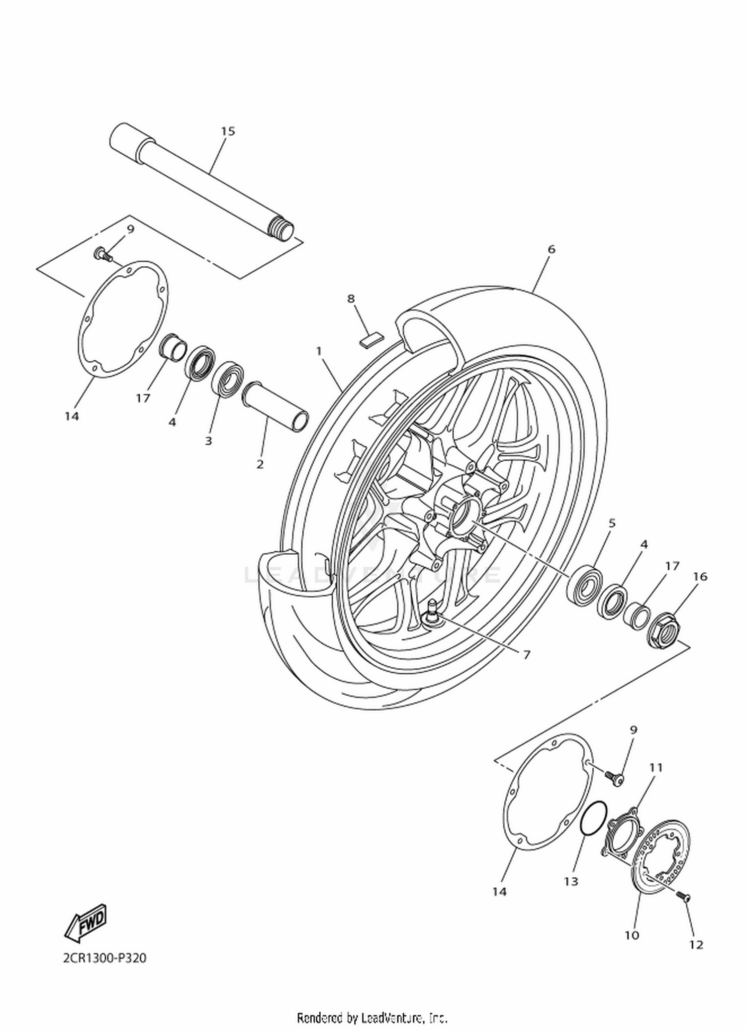 32 FRONT WHEEL