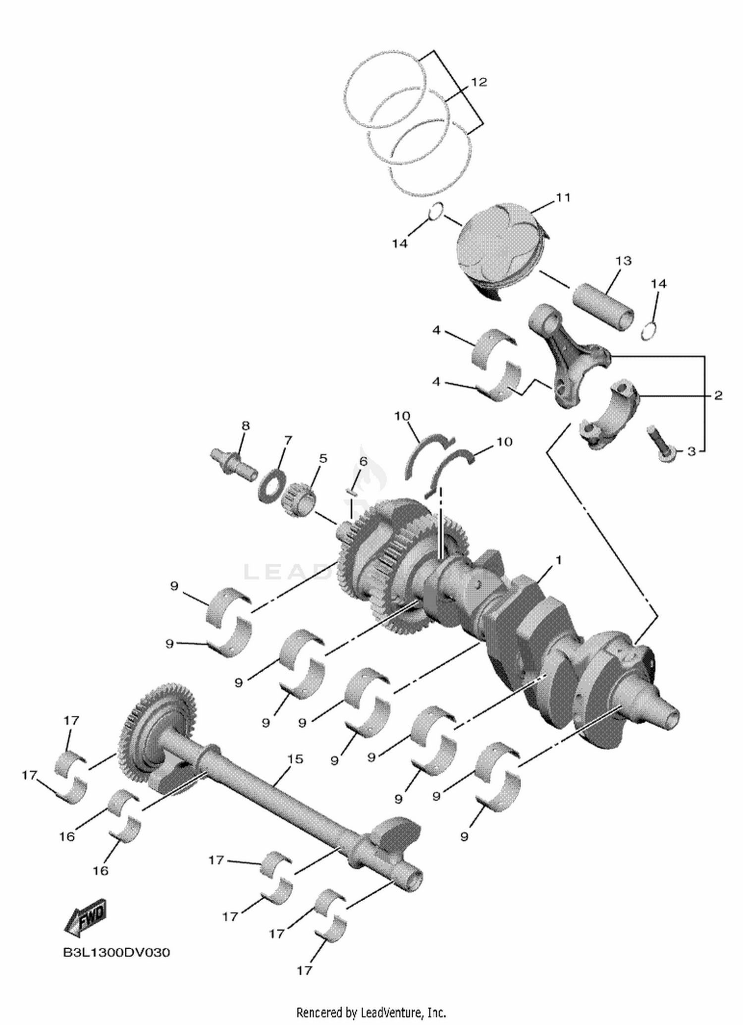03 CRANKSHAFT  PISTON