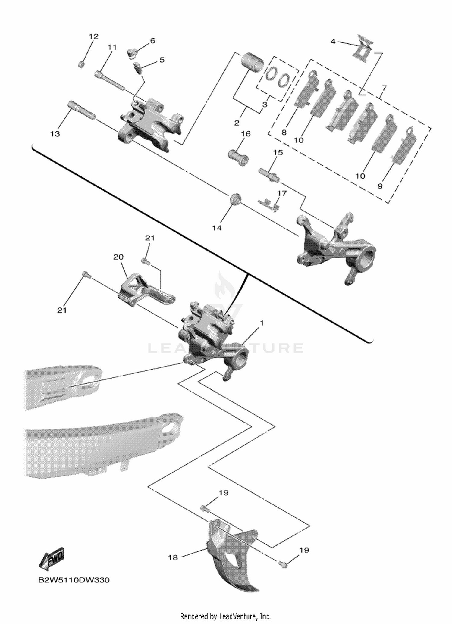 33 REAR BRAKE CALIPER