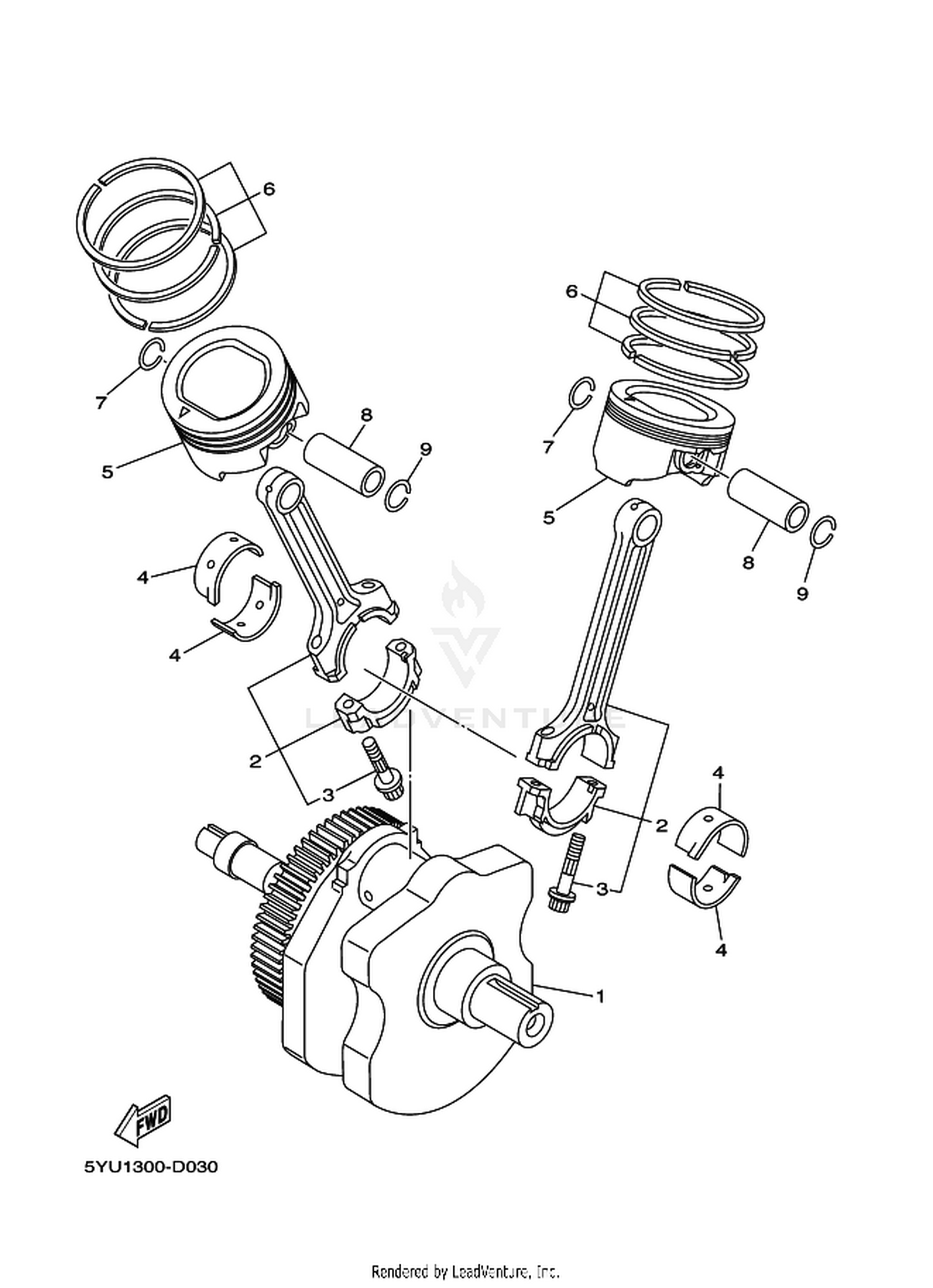 03 CRANKSHAFT  PISTON