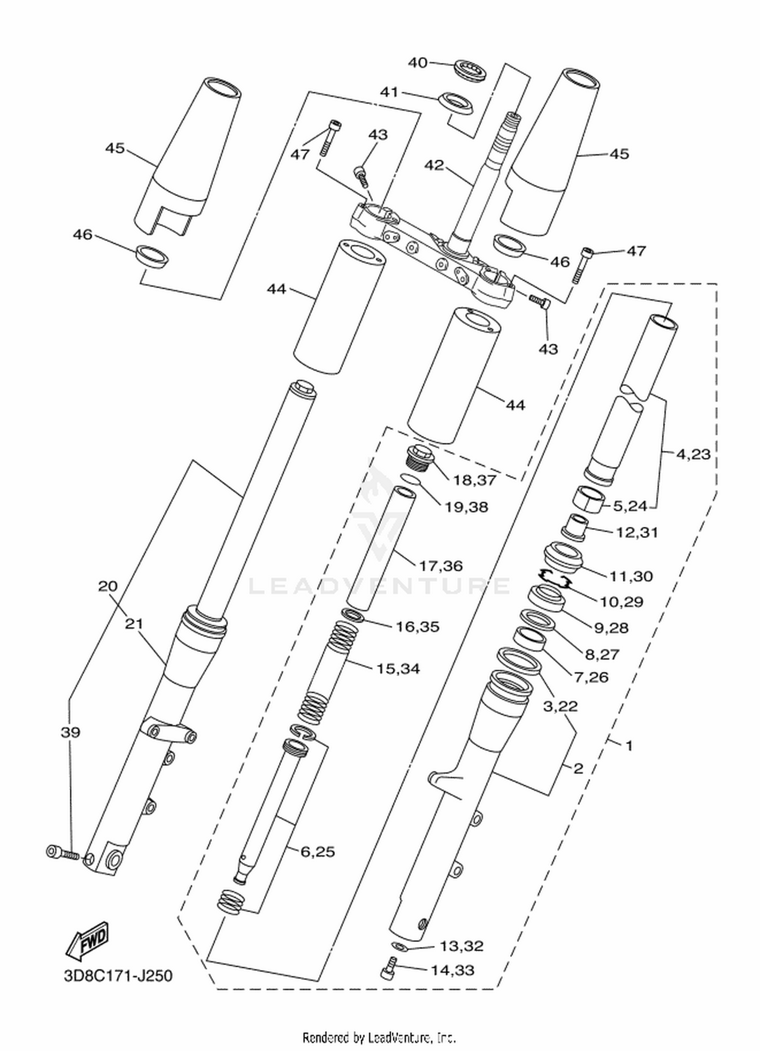 25 FRONT FORK
