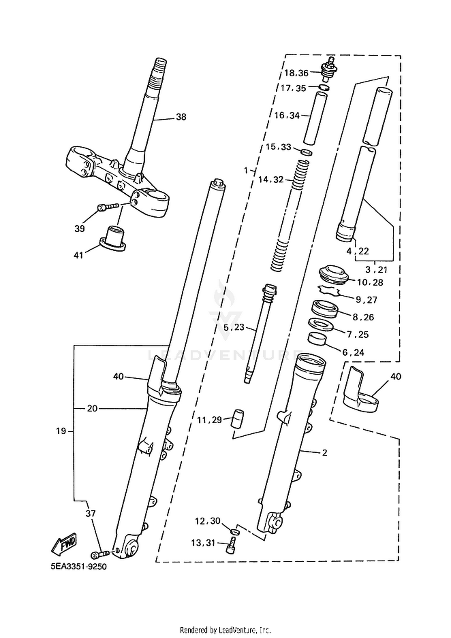 25 FRONT FORK