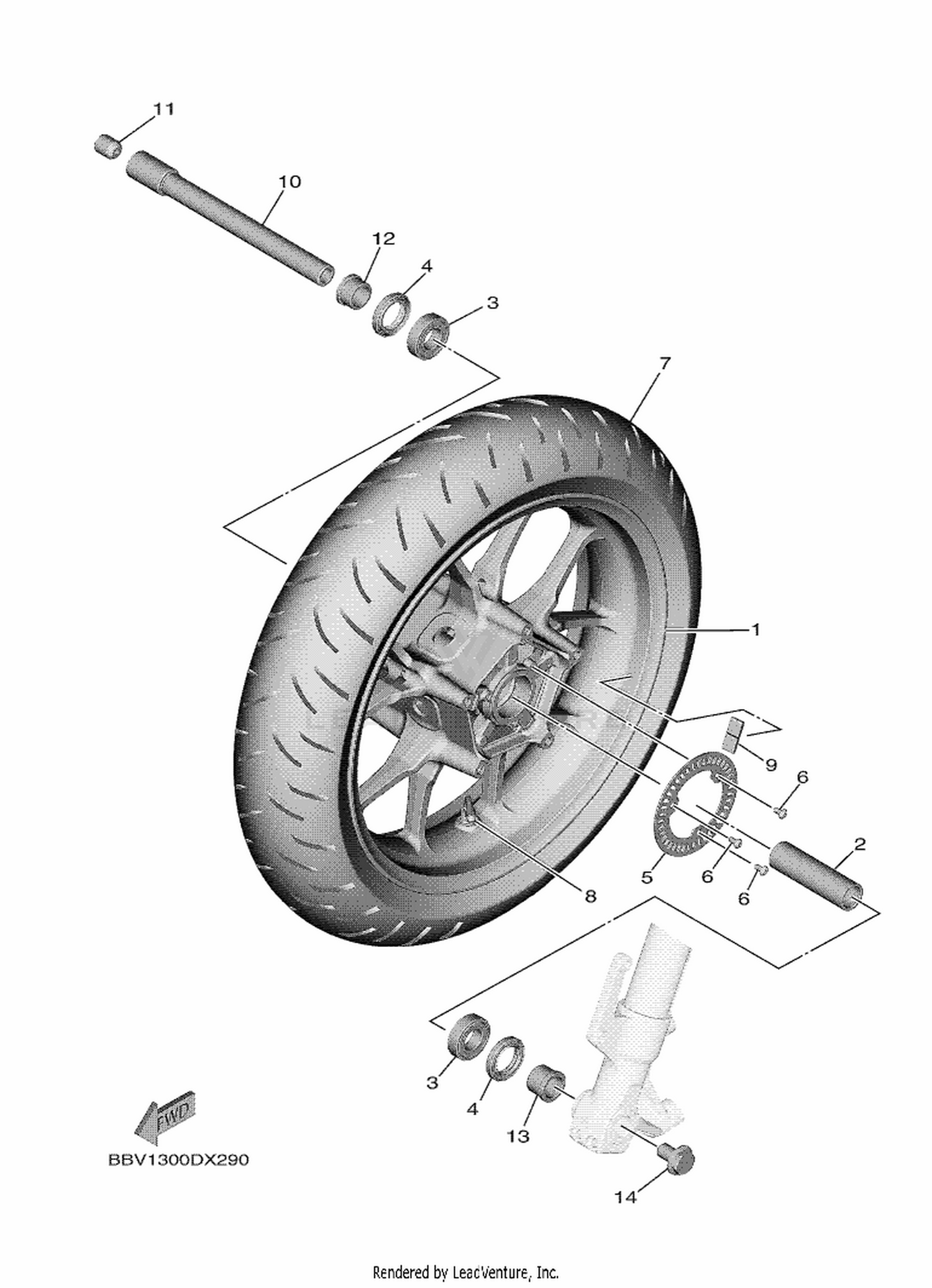29 FRONT WHEEL