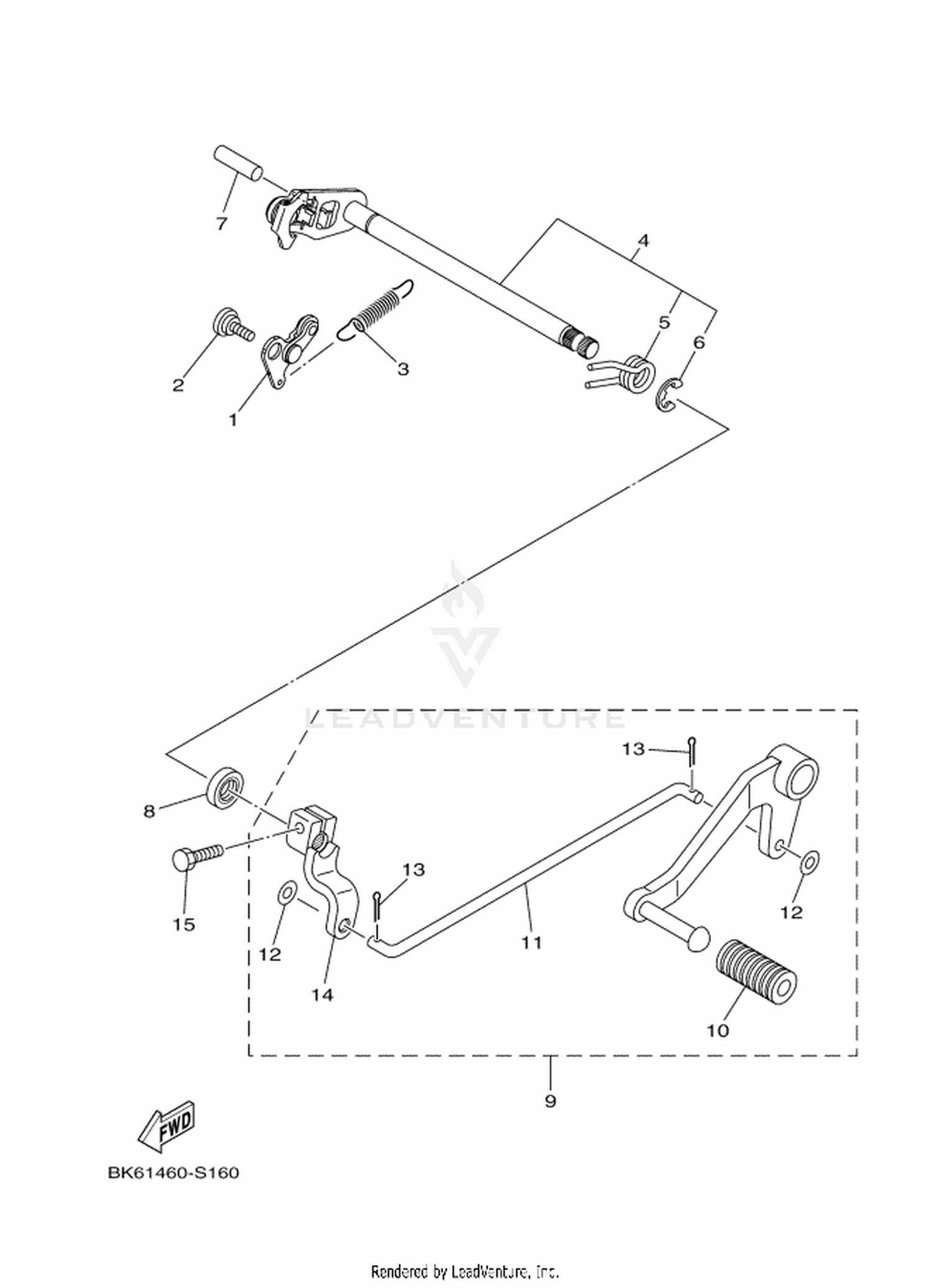 16 SHIFT SHAFT