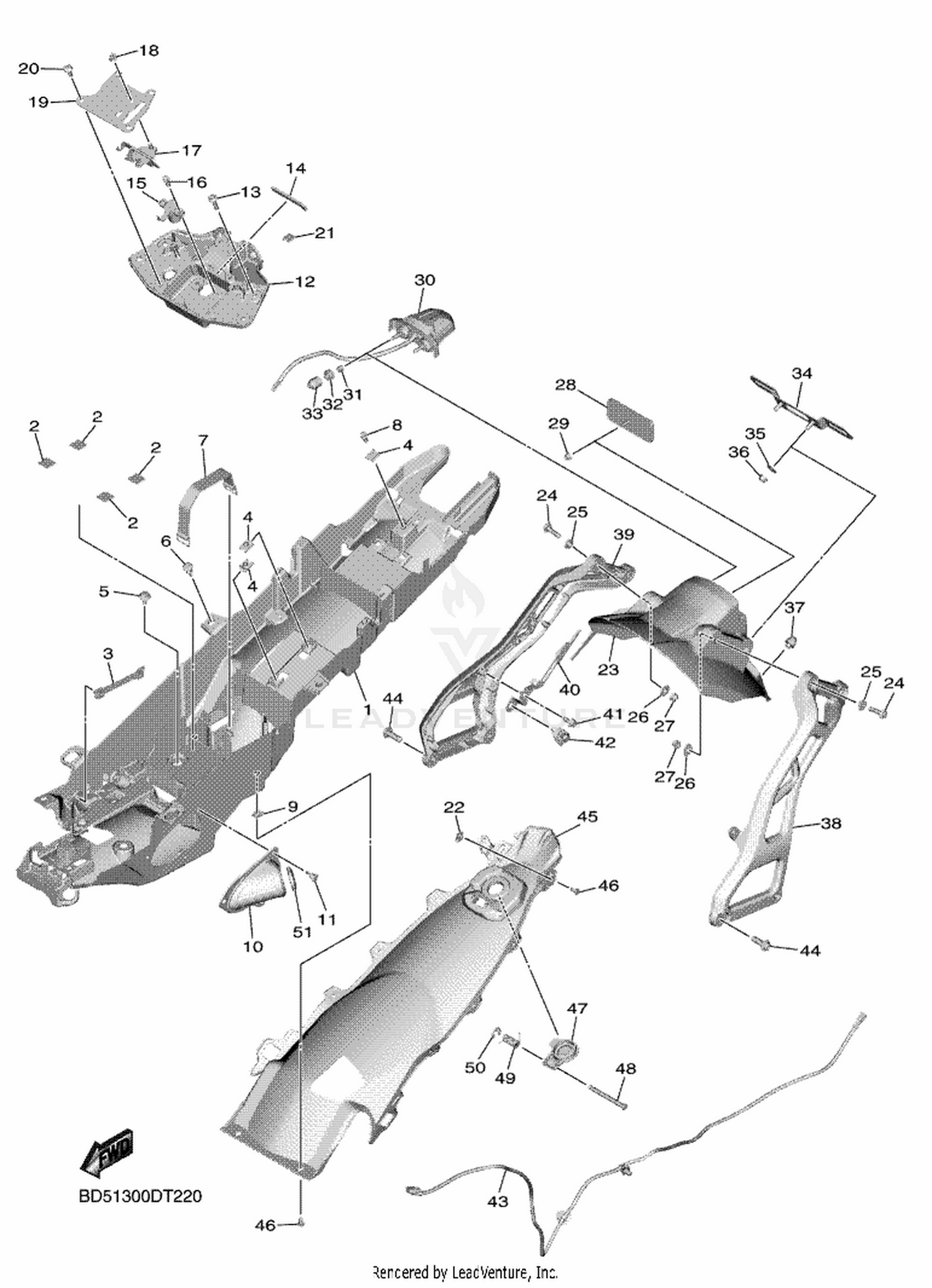 22 REAR FENDER