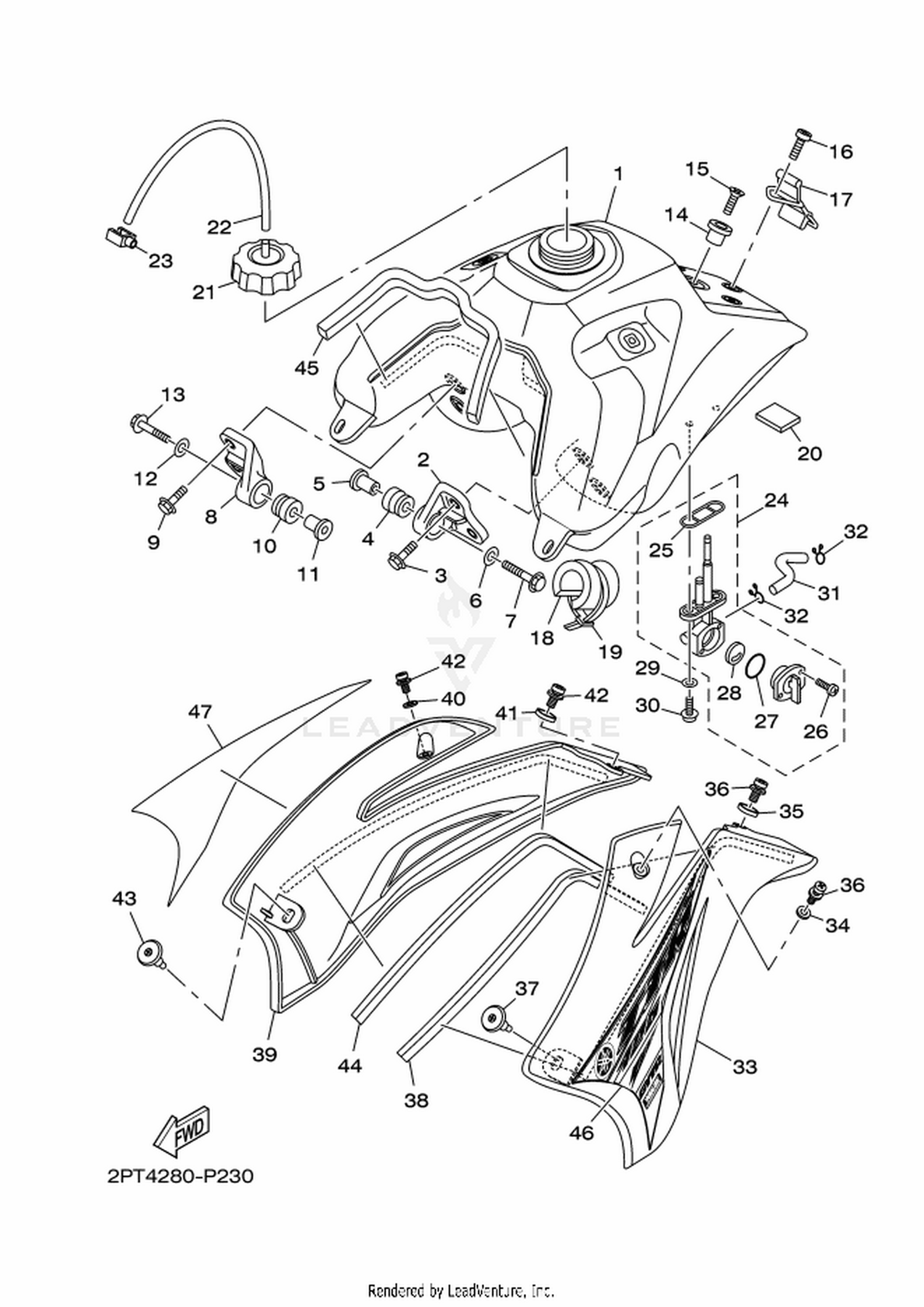 22 FUEL TANK