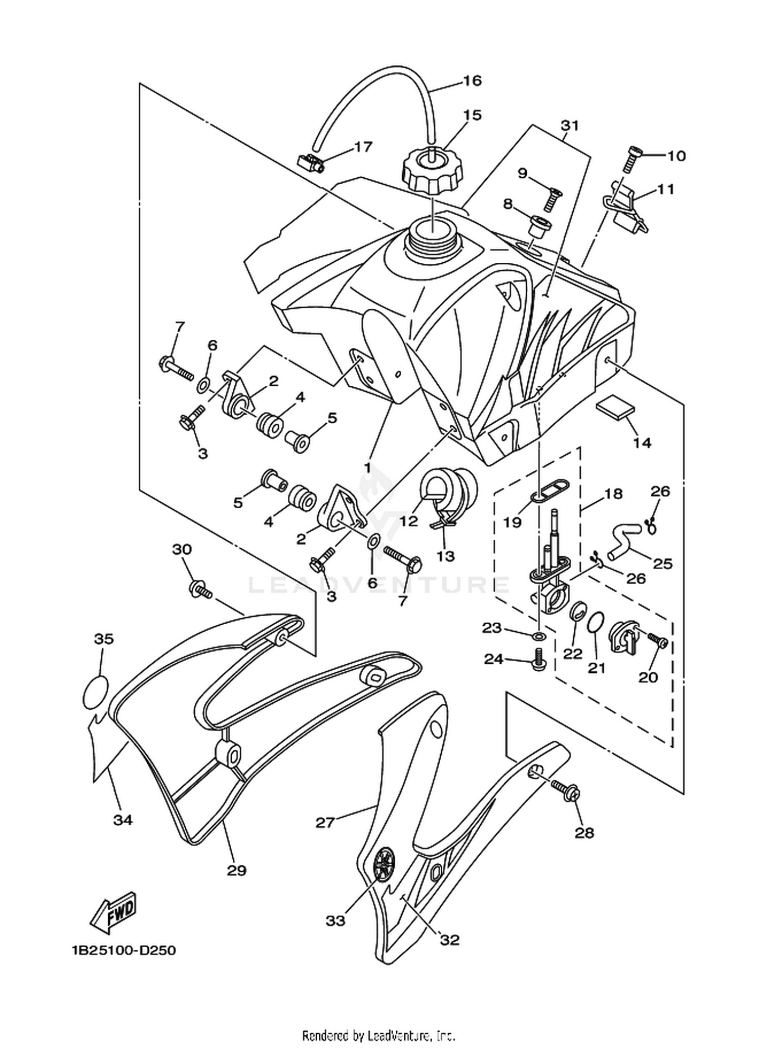 25 FUEL TANK