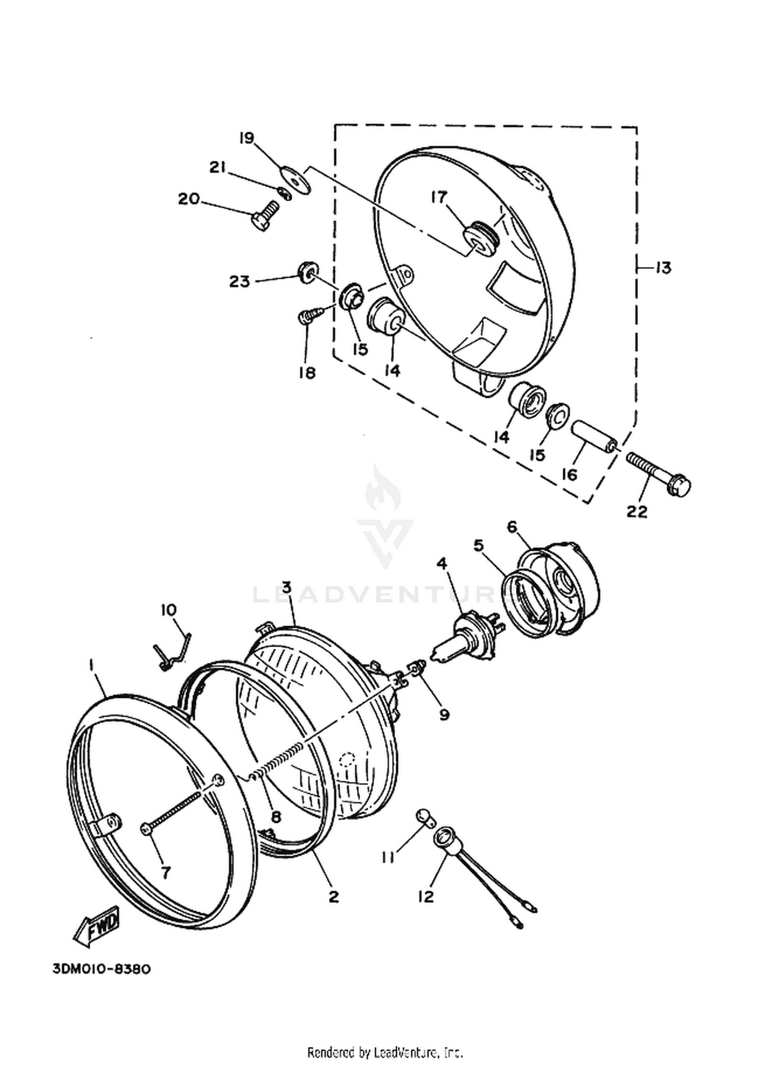 36 HEADLIGHT