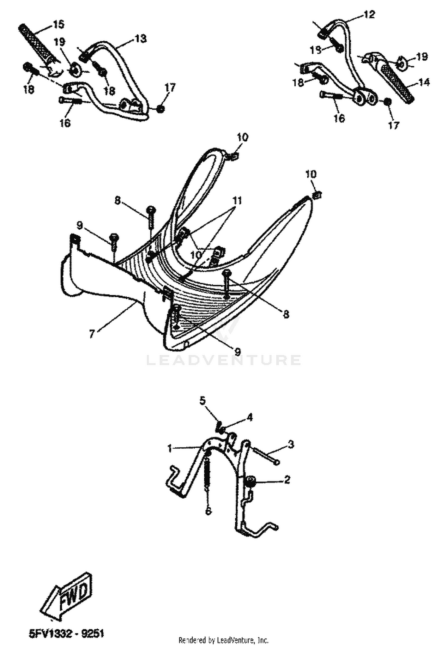25 STAND  FOOTREST