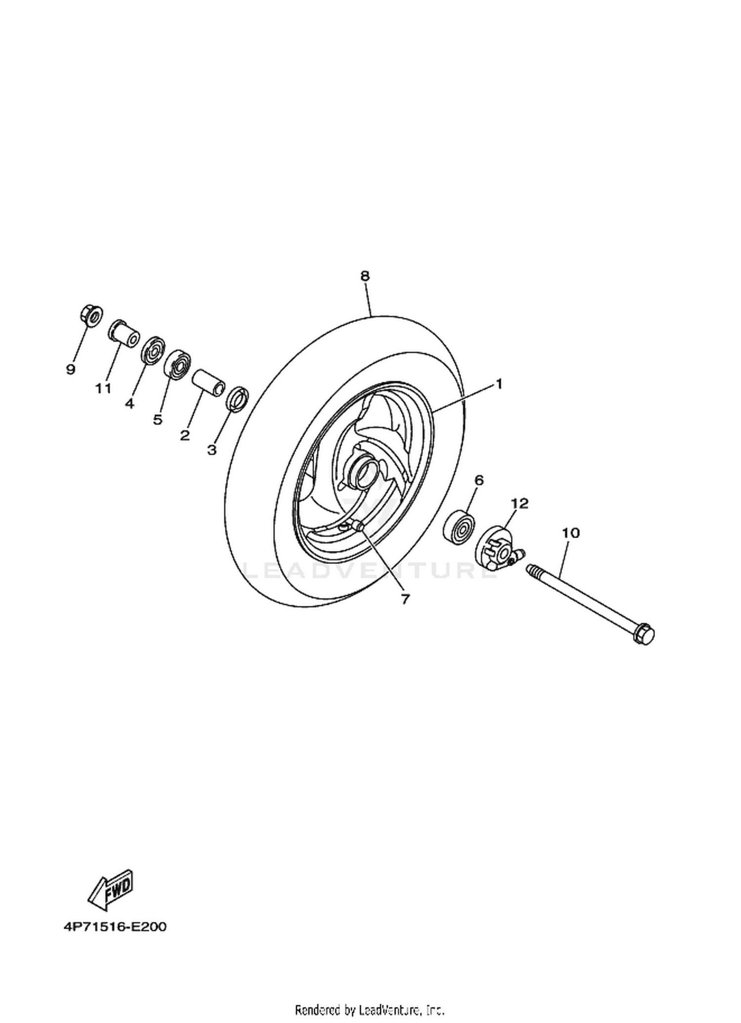 19 FRONT WHEEL