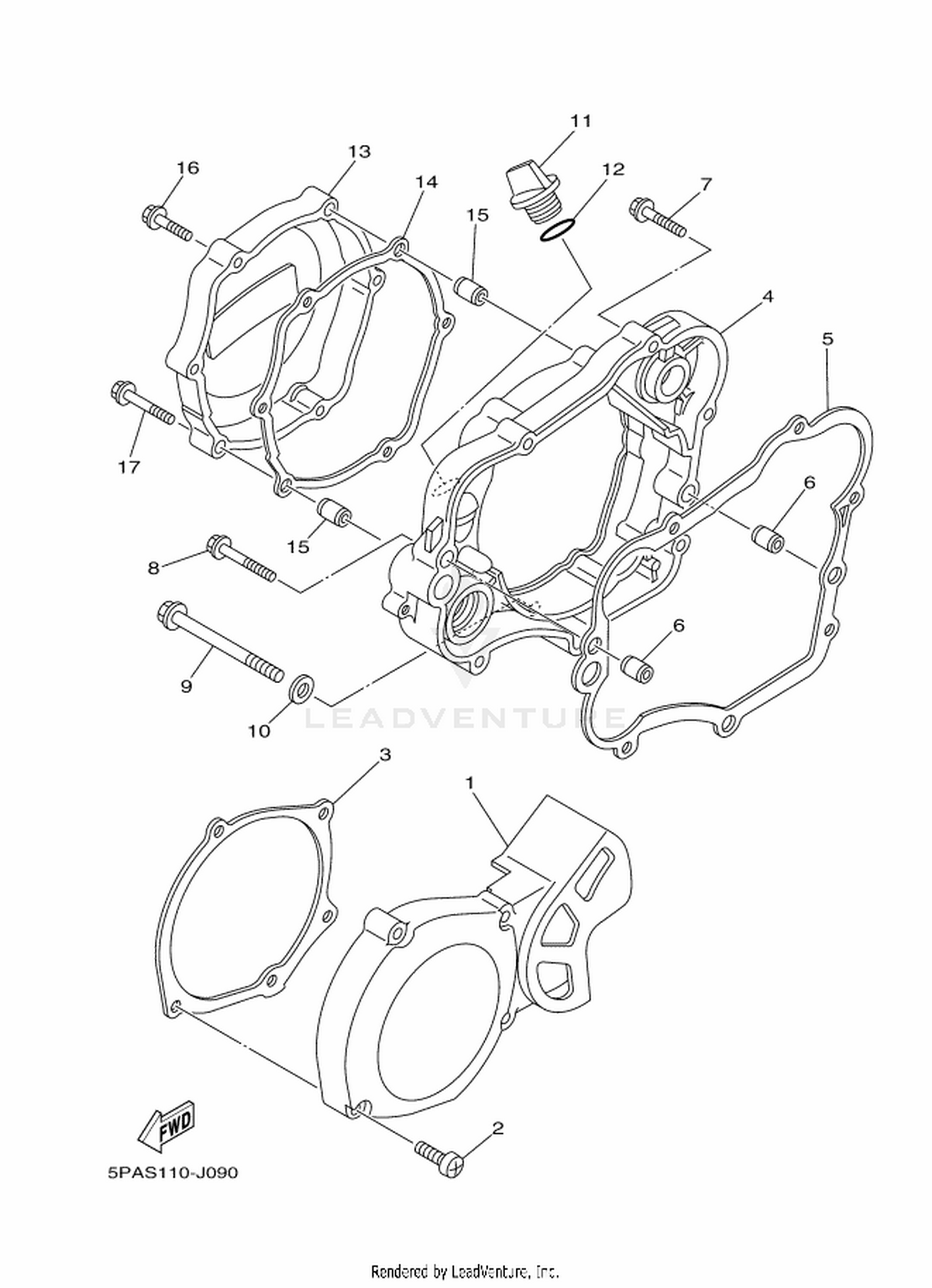 09 CRANKCASE COVER 1