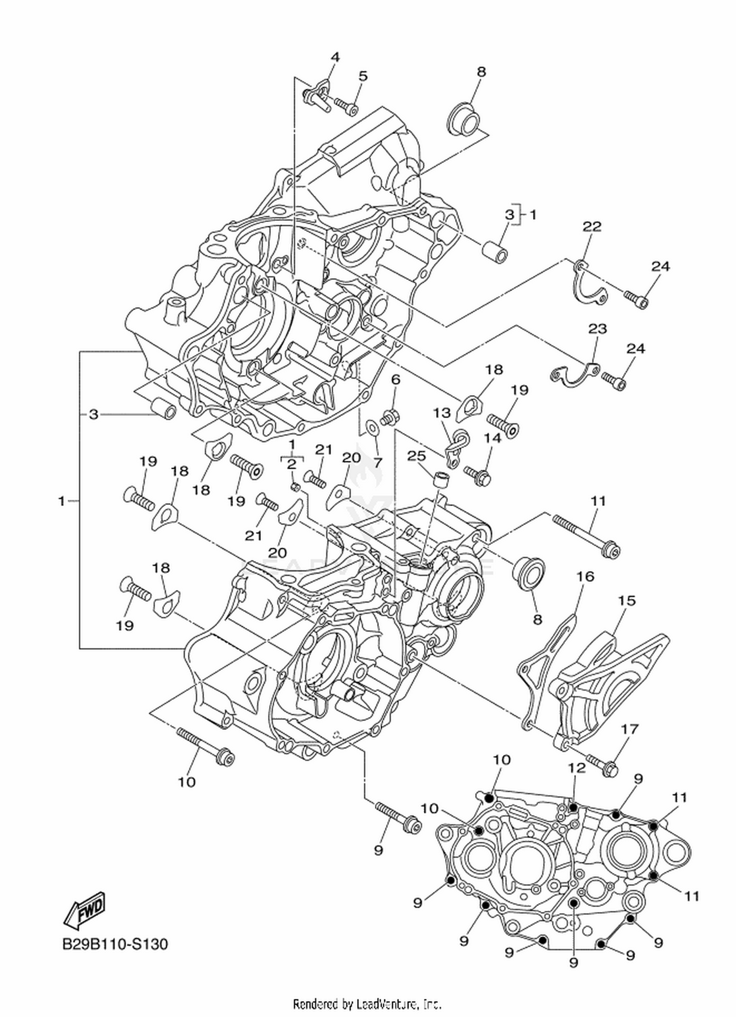 13 CRANKCASE