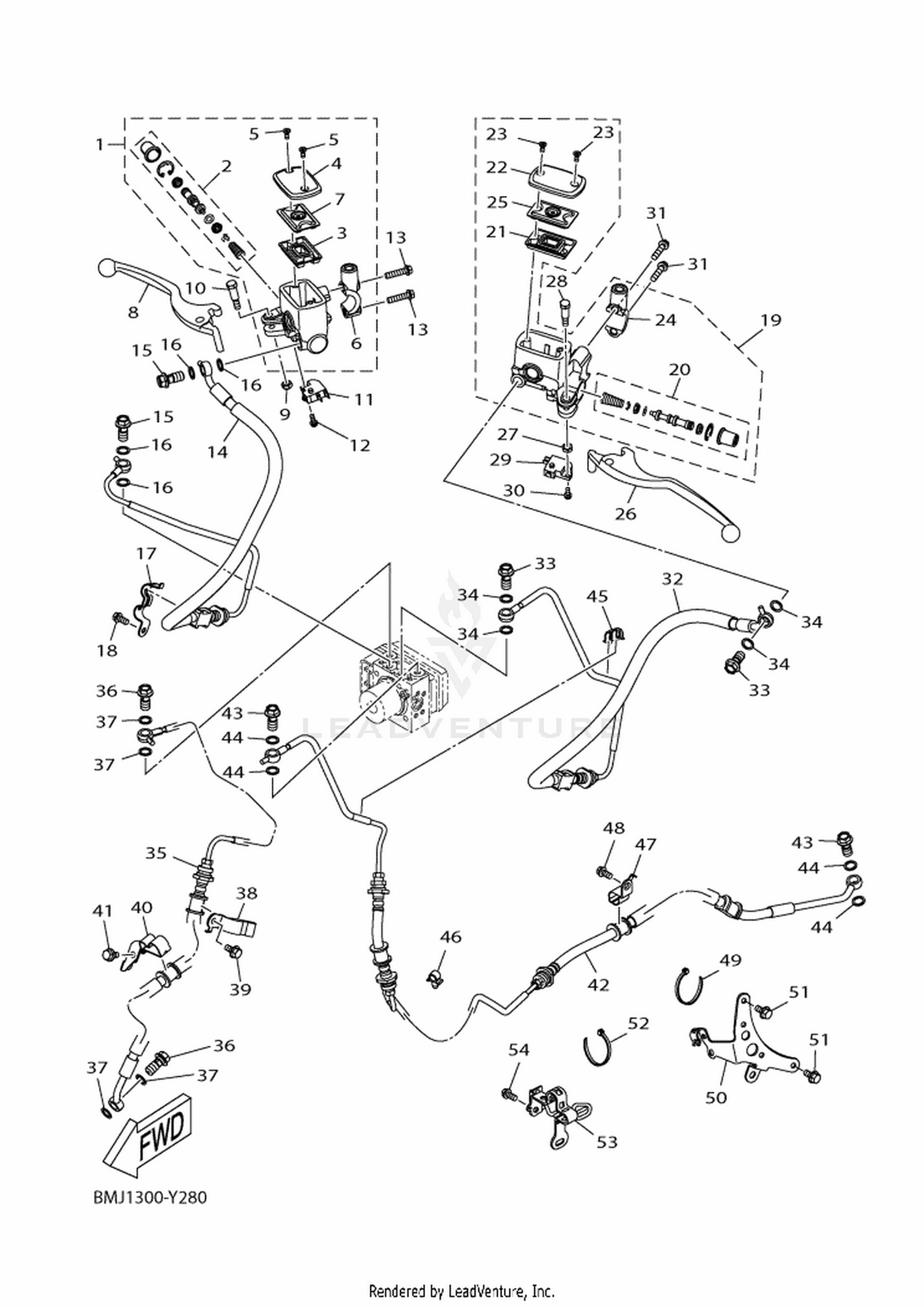 28 M. CYLINDER FOR DISK BRAKE