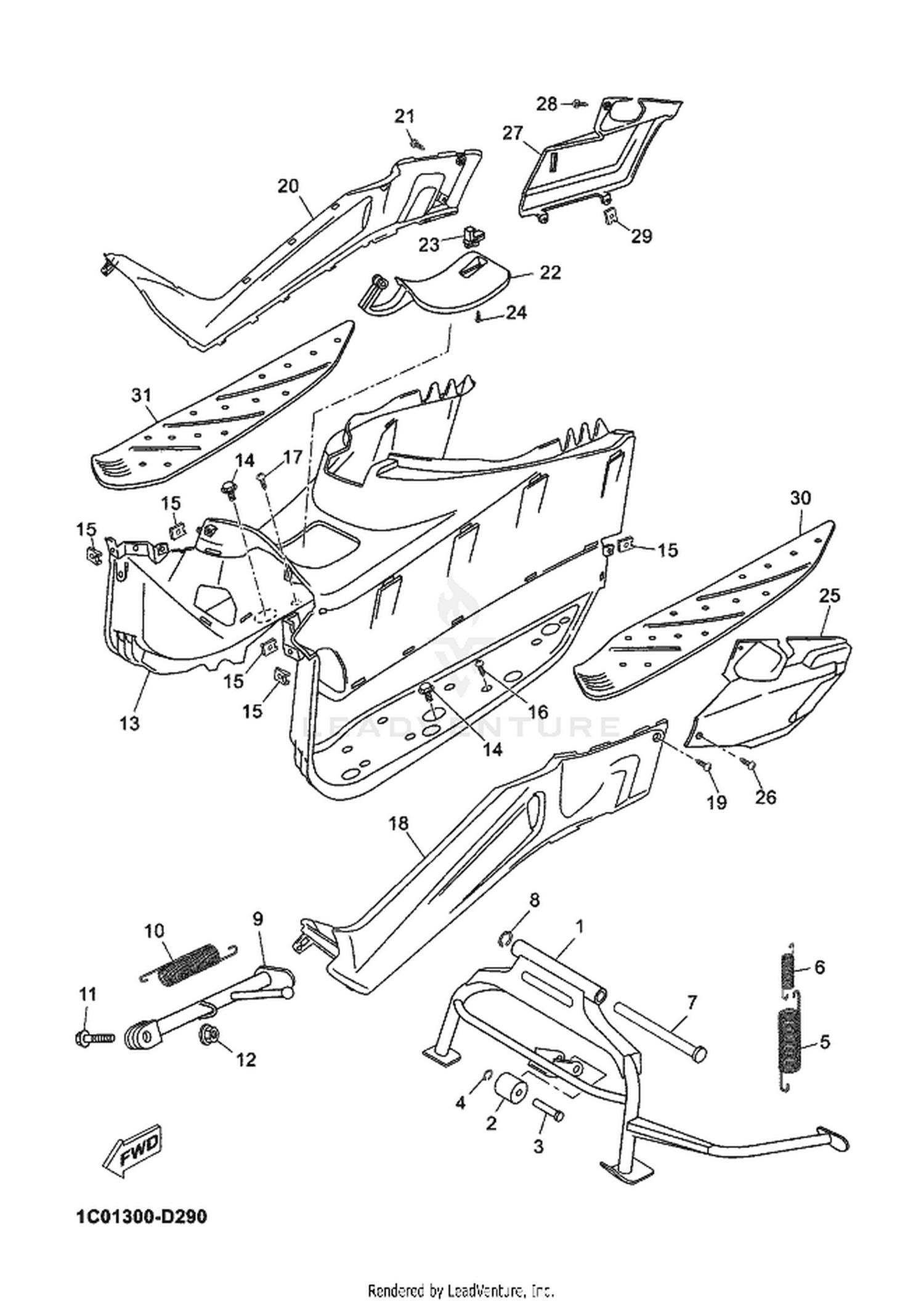 29 STAND  FOOTREST