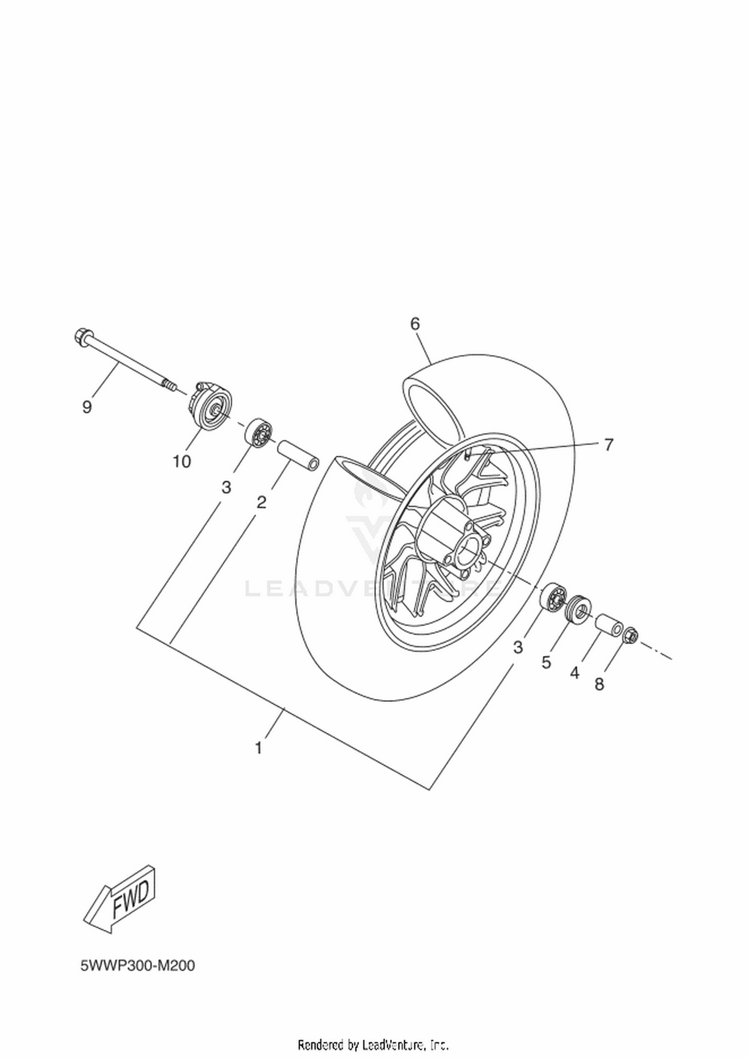 20 FRONT WHEEL