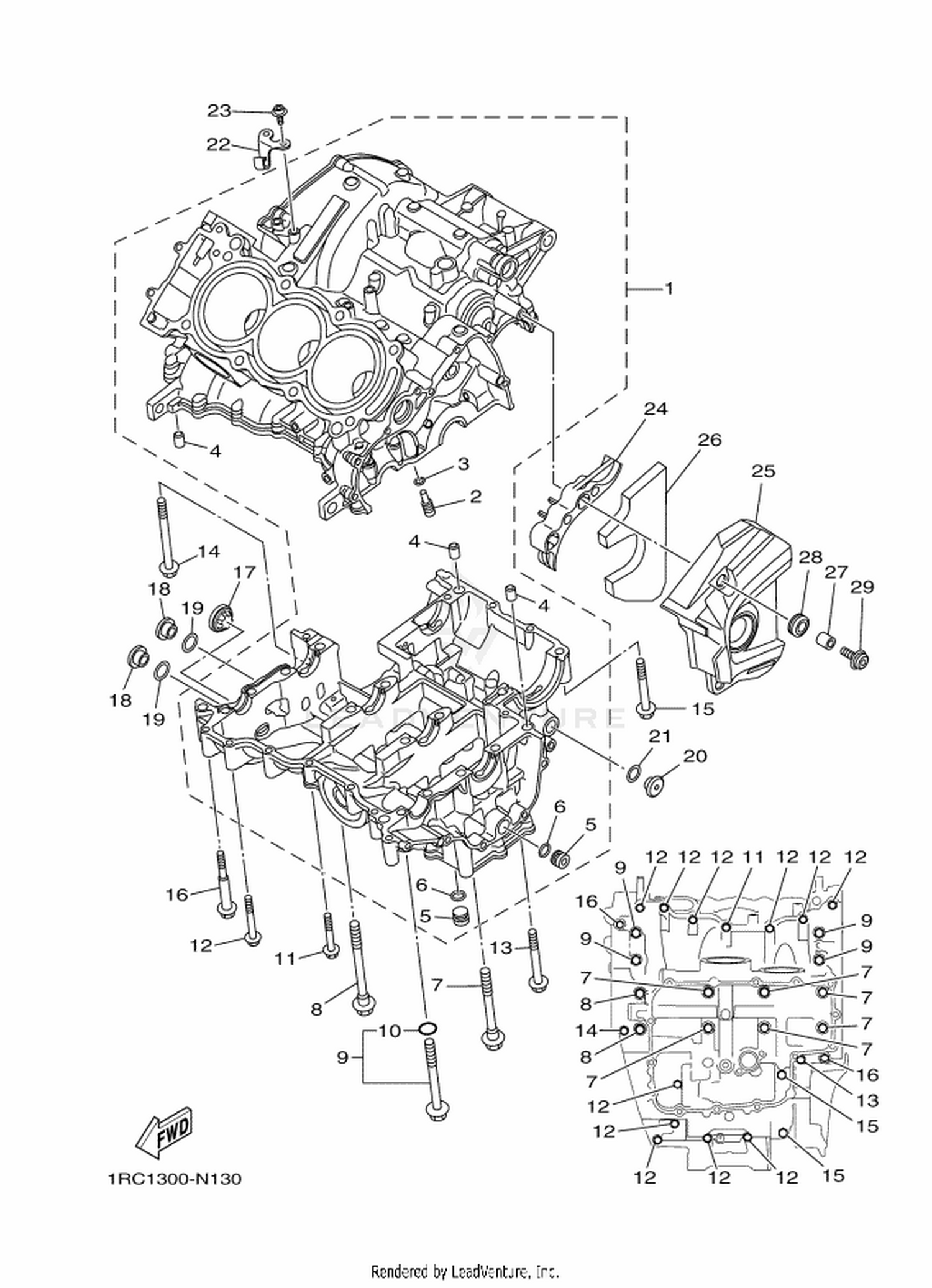 13 CRANKCASE