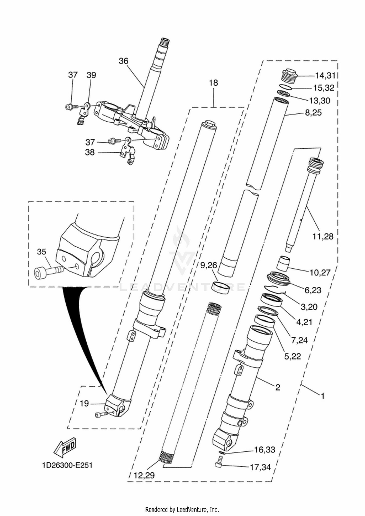 26 FRONT FORK 2