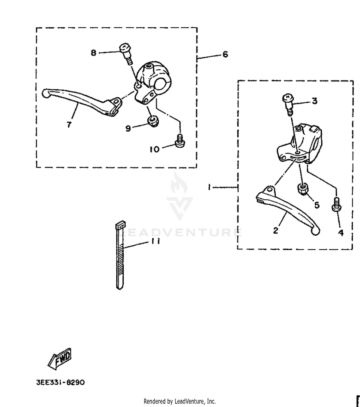 29 HANDLE SWITCH  LEVER