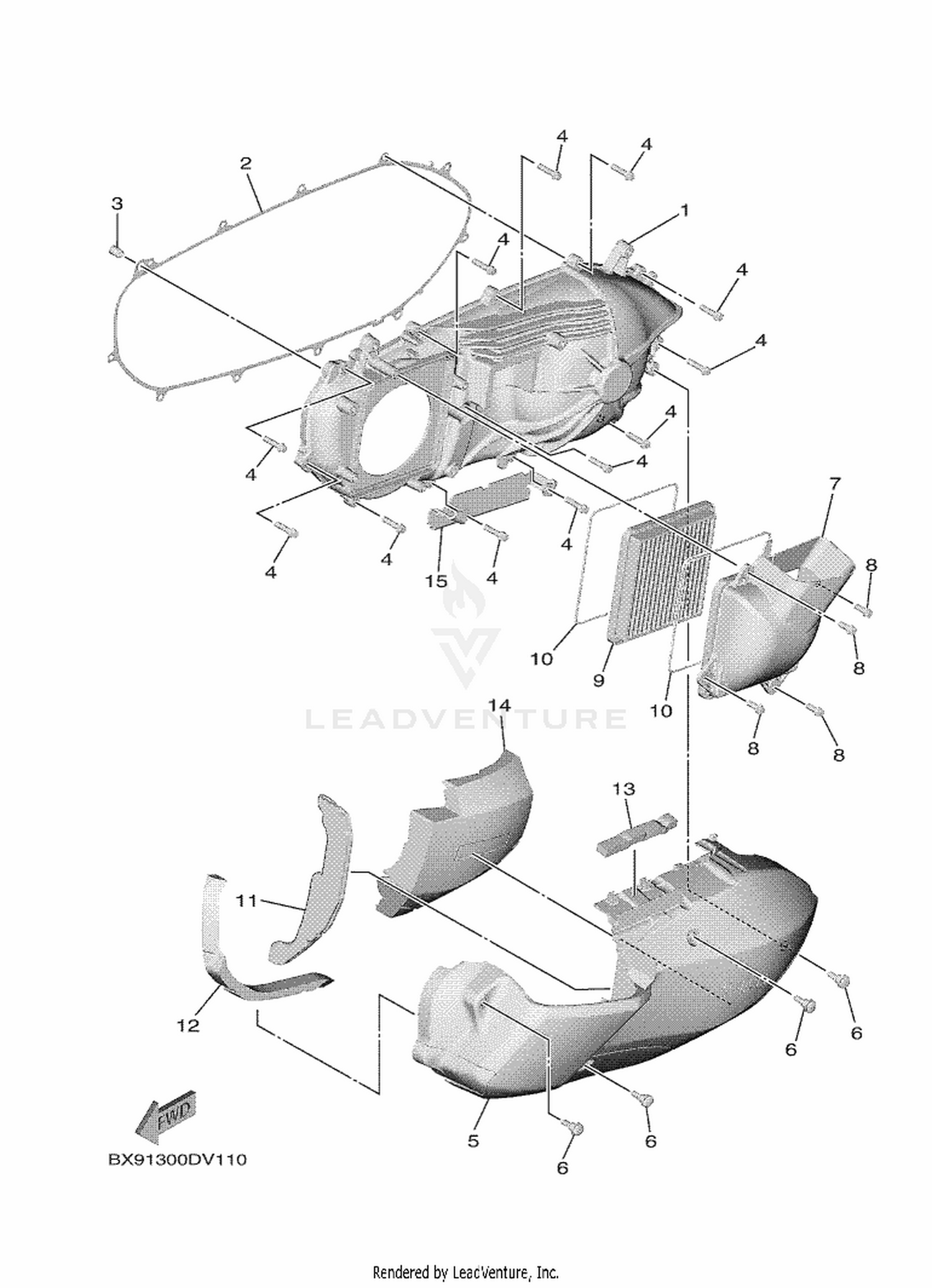11 CRANKCASE COVER 1
