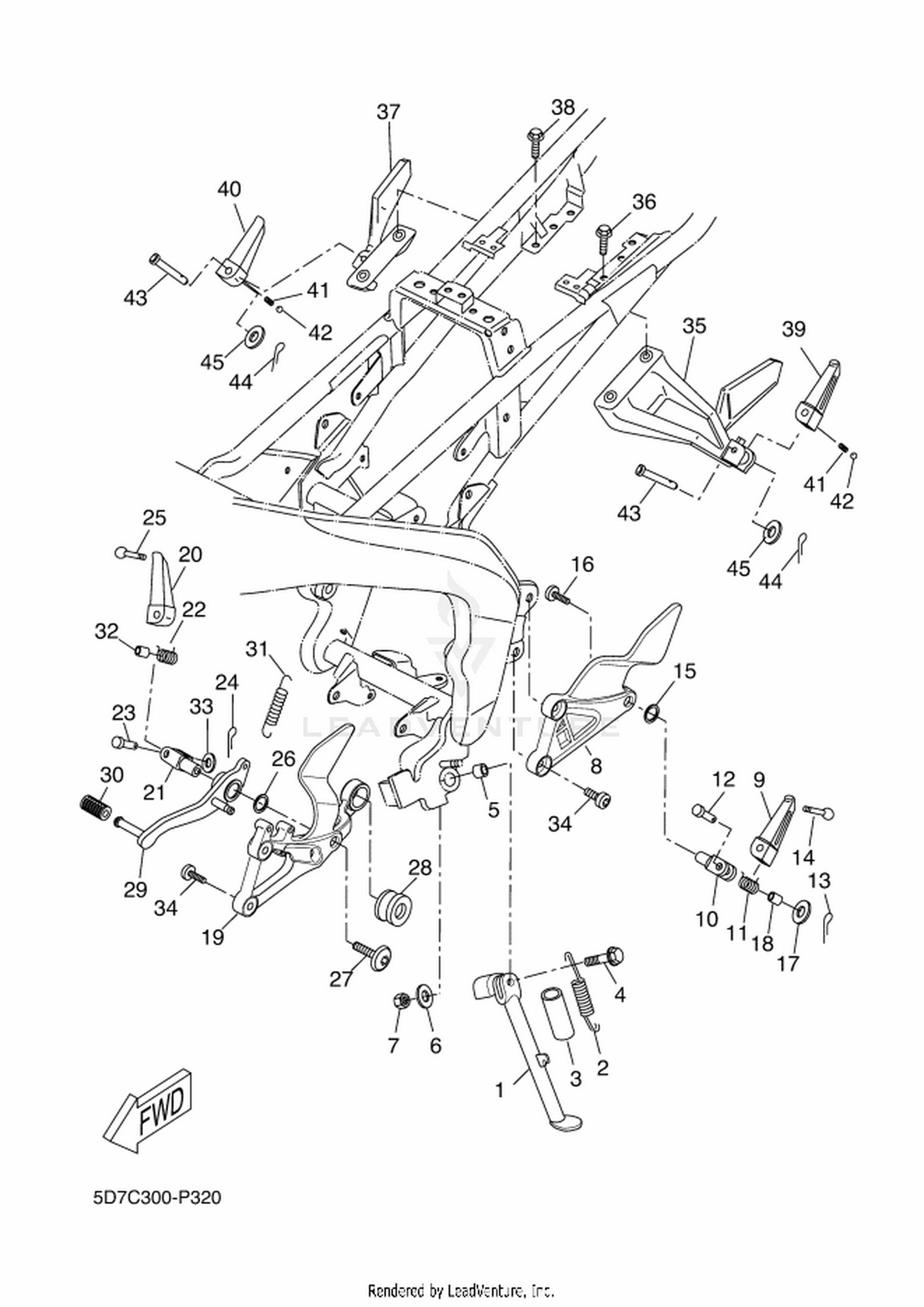 32 STAND  FOOTREST