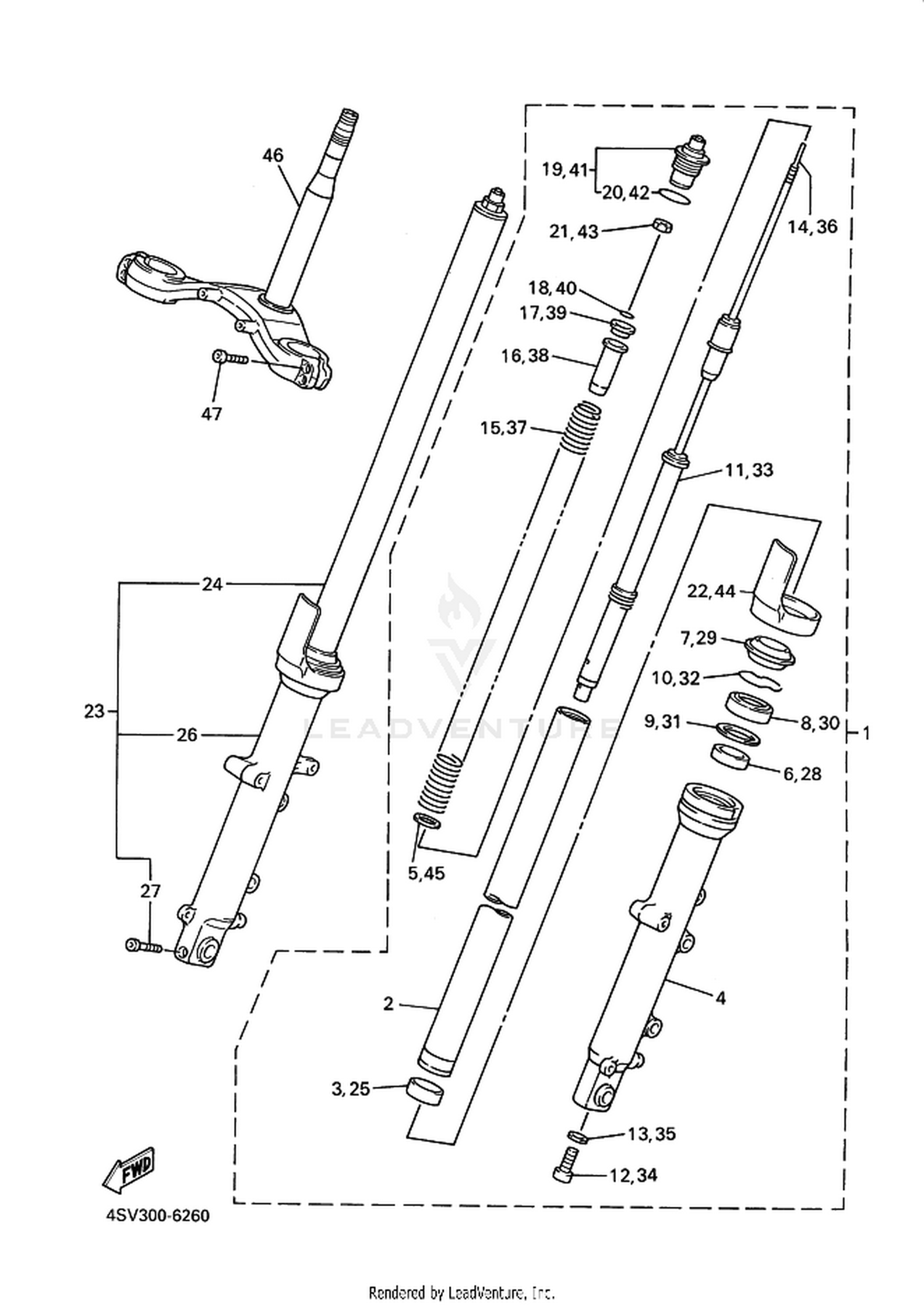 26 FRONT FORK