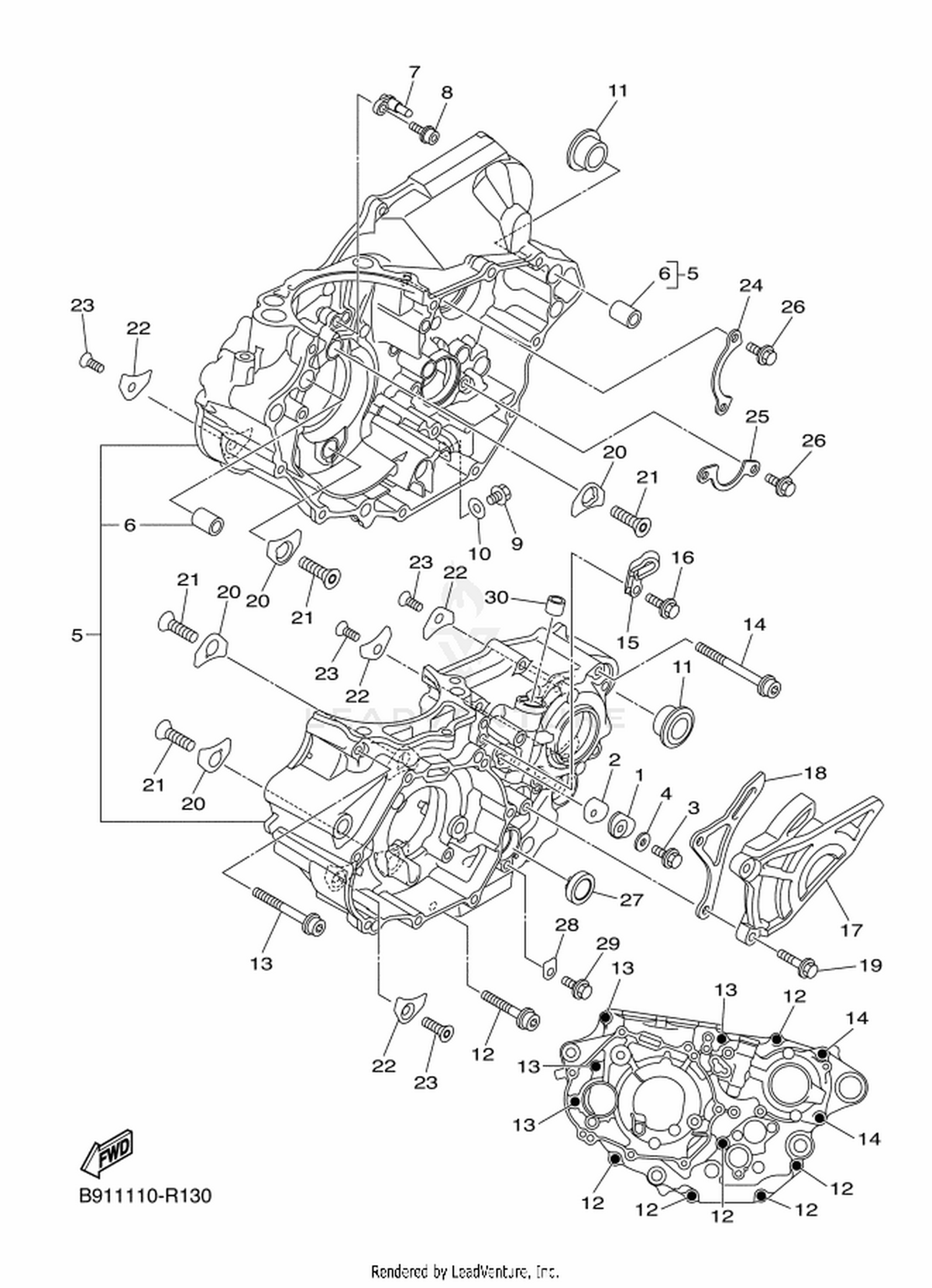 13 CRANKCASE