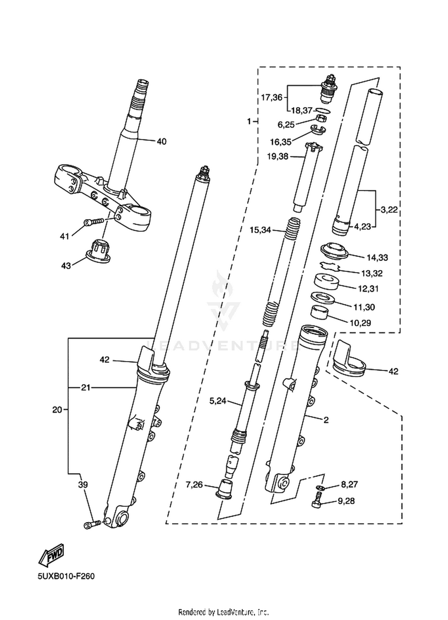 26 FRONT FORK