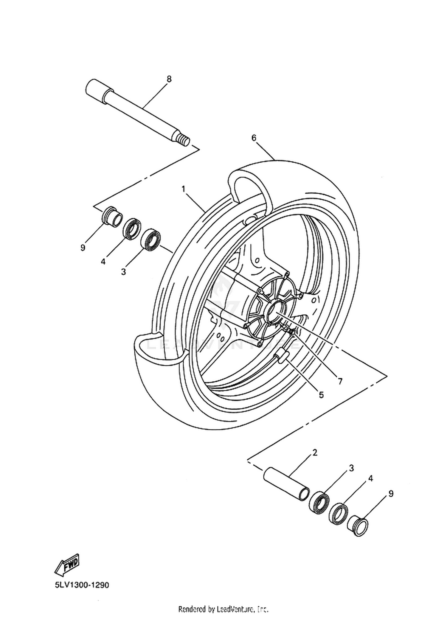 29 FRONT WHEEL