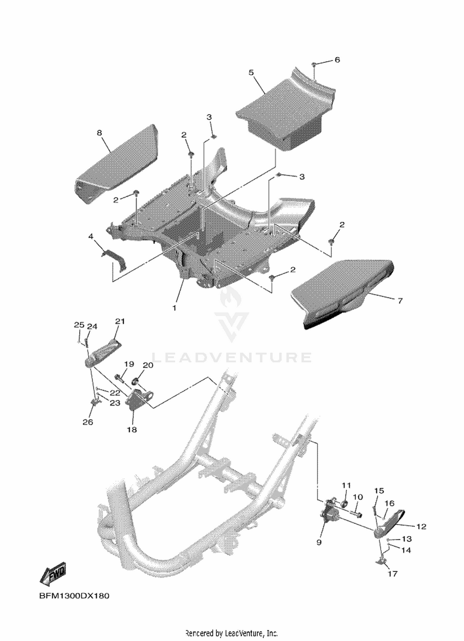 18 FOOTREST