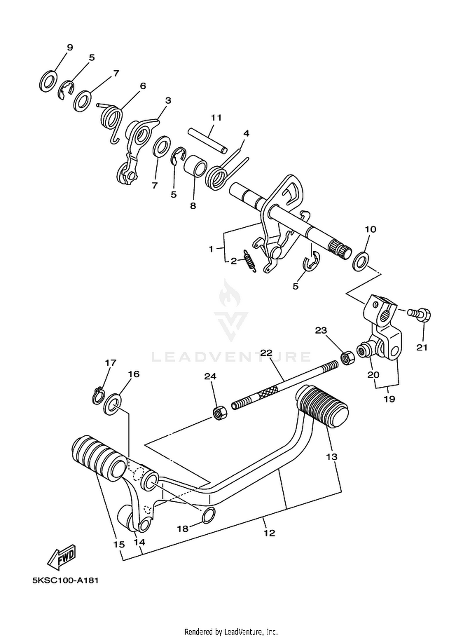 18 SHIFT SHAFT