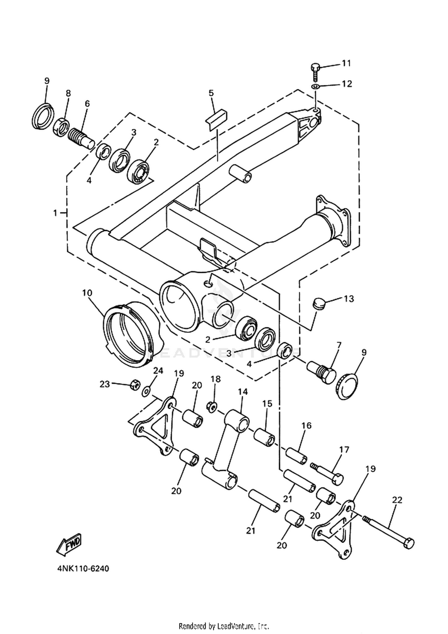 23 REAR ARM