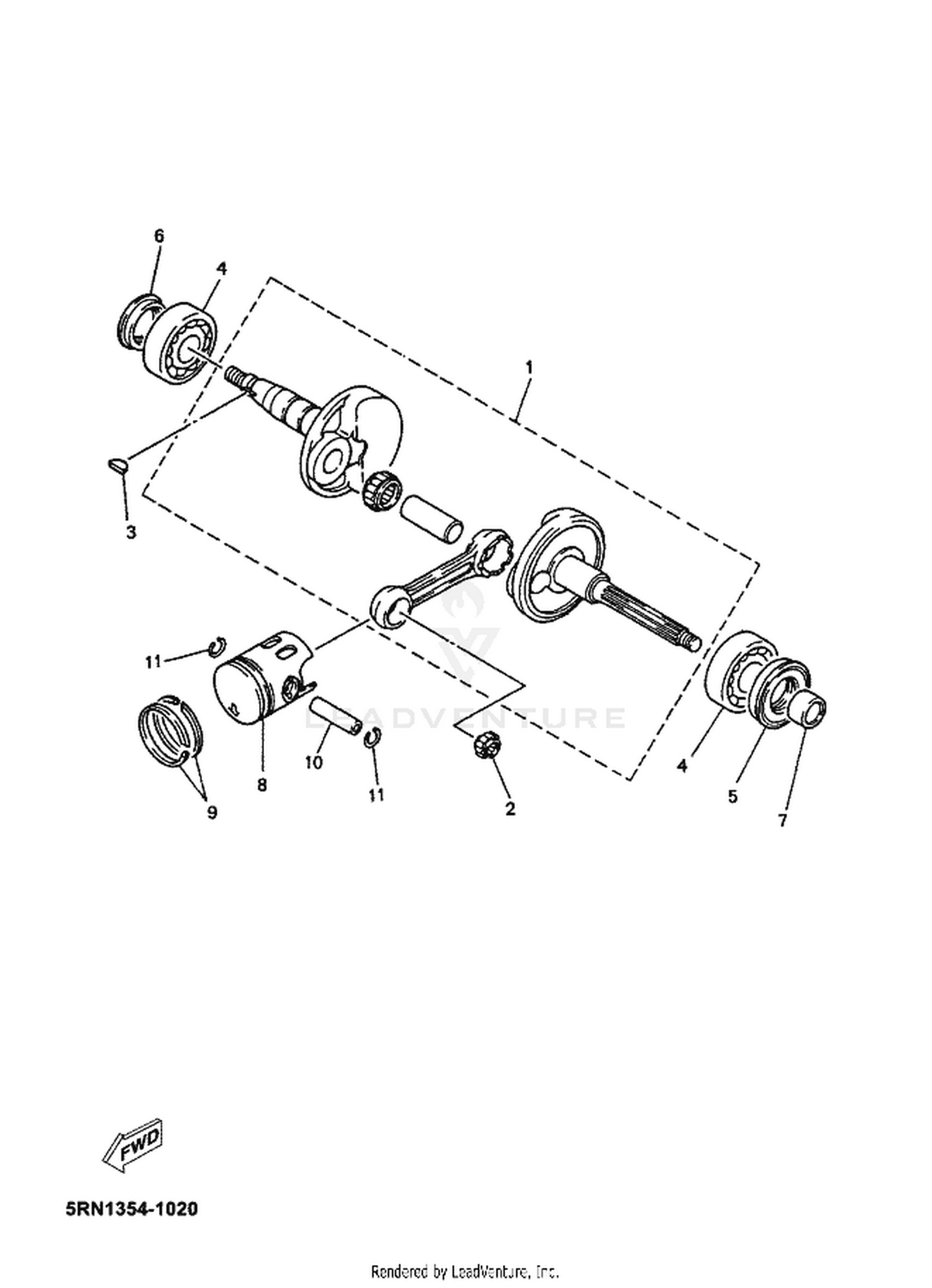 02 CRANKSHAFT  PISTON