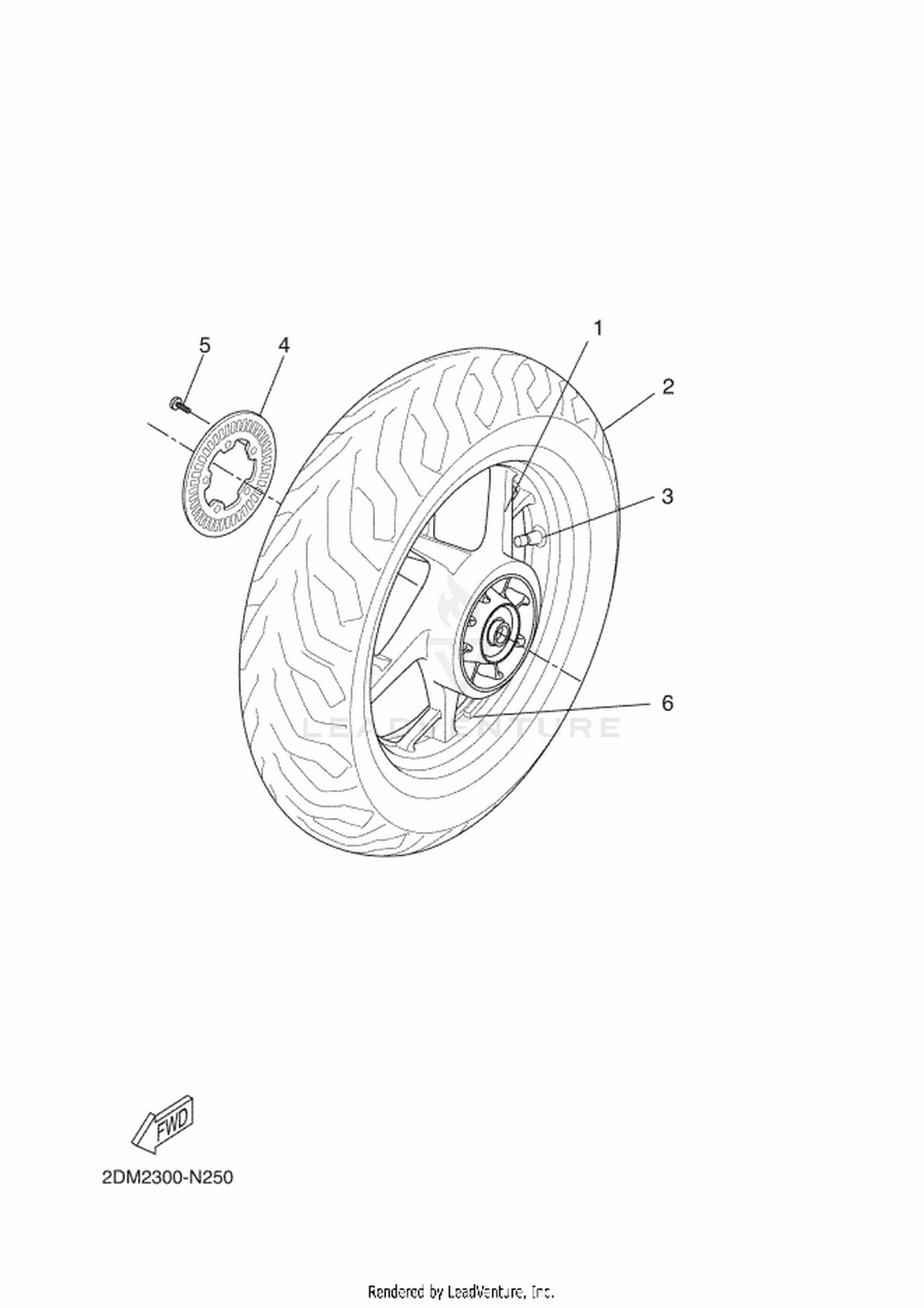 25 REAR WHEEL