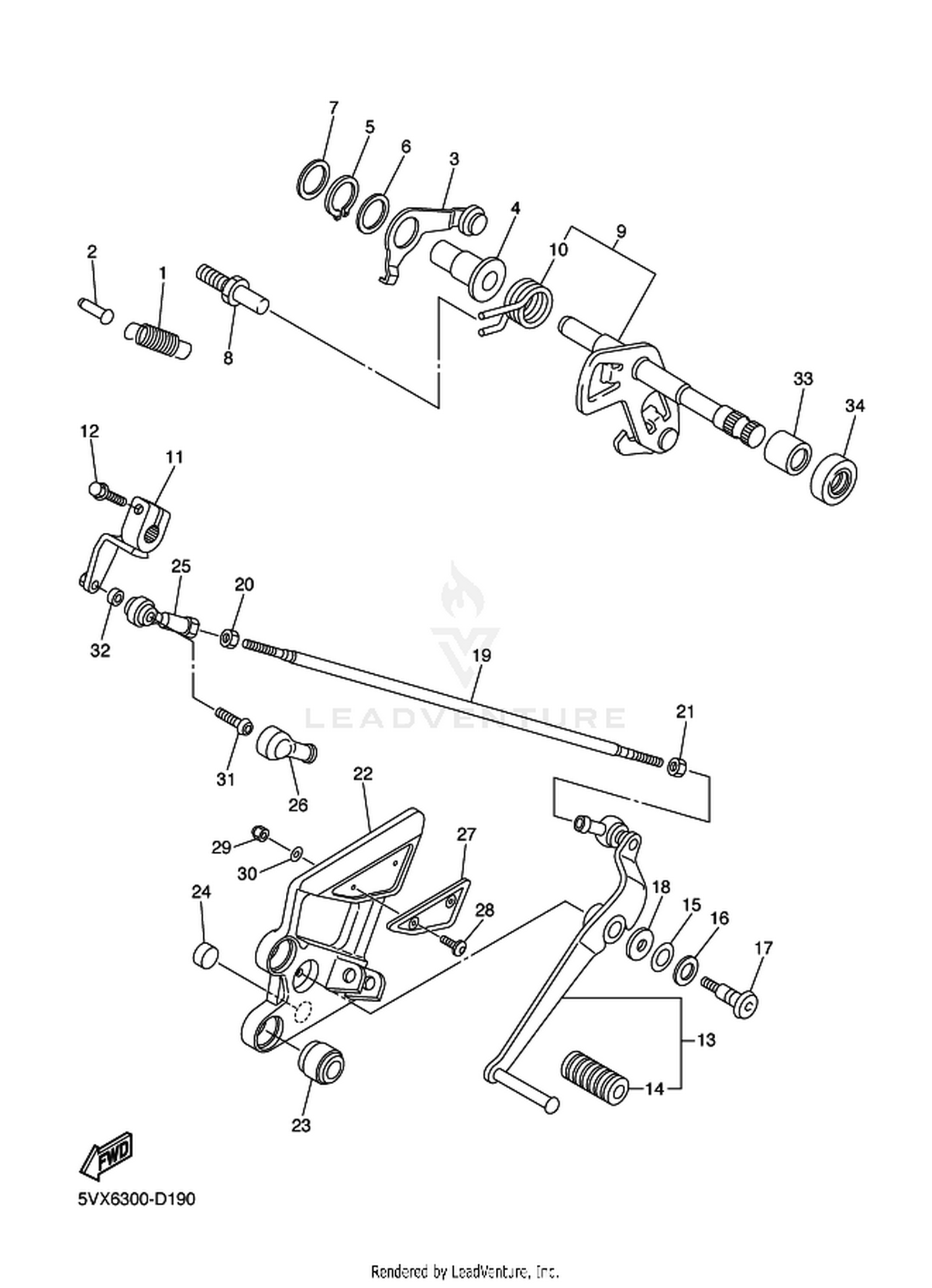 19 SHIFT SHAFT