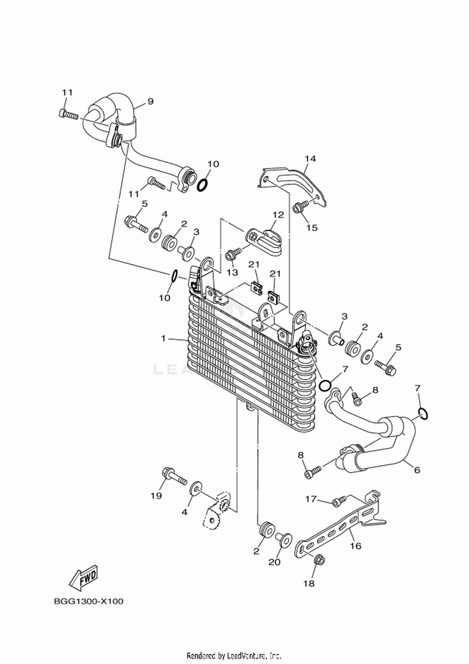 10 OIL COOLER
