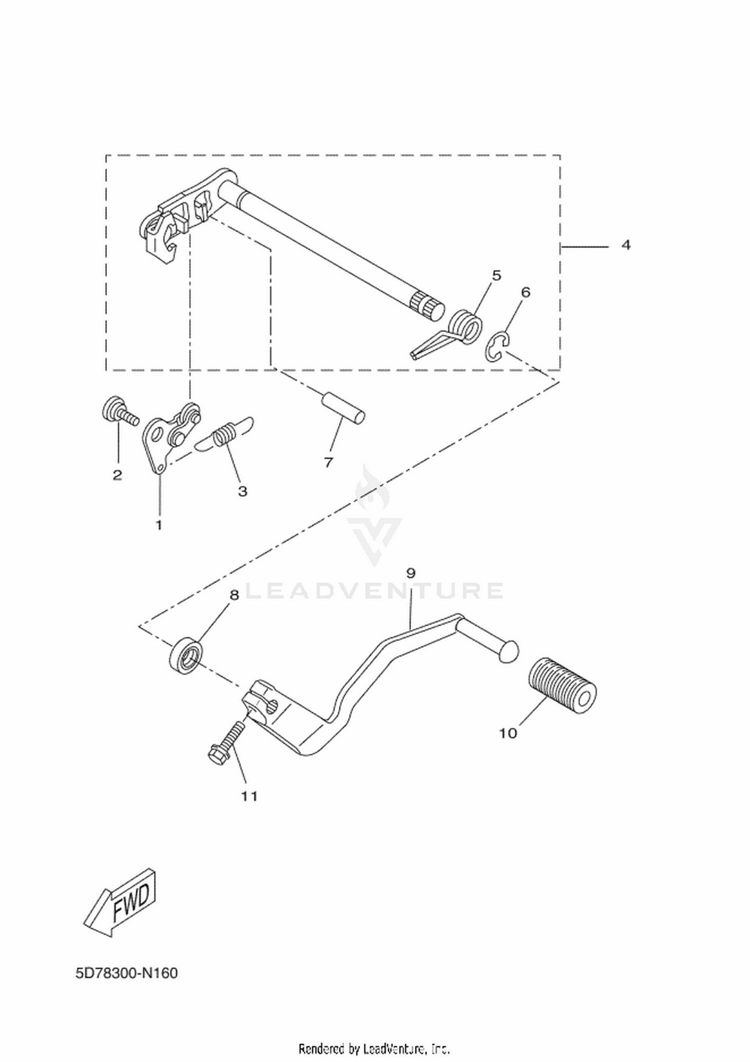 16 SHIFT SHAFT