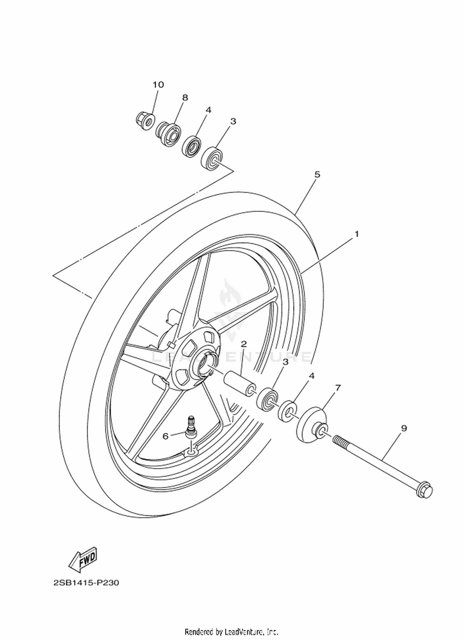 23 FRONT WHEEL