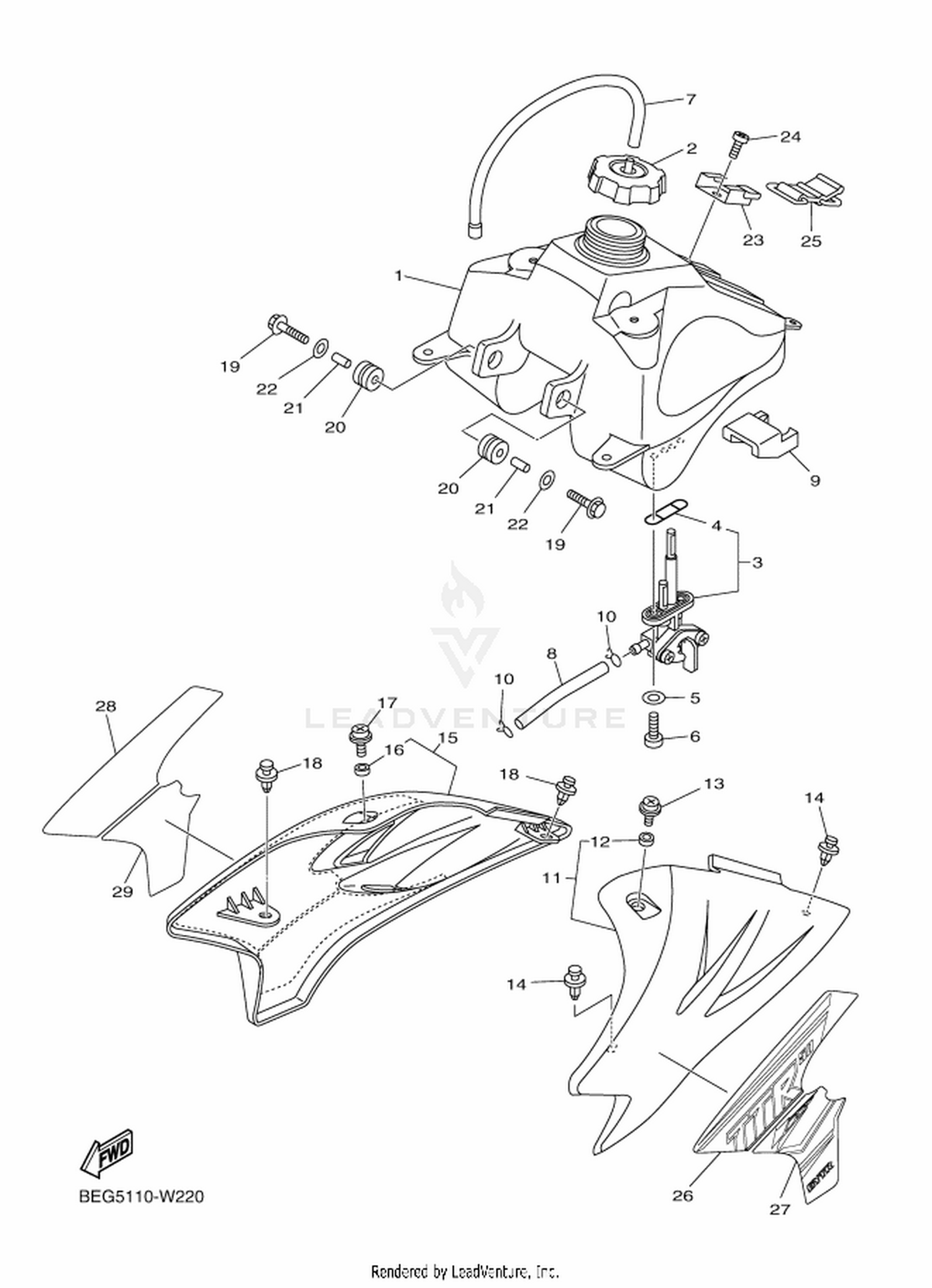 22 FUEL TANK