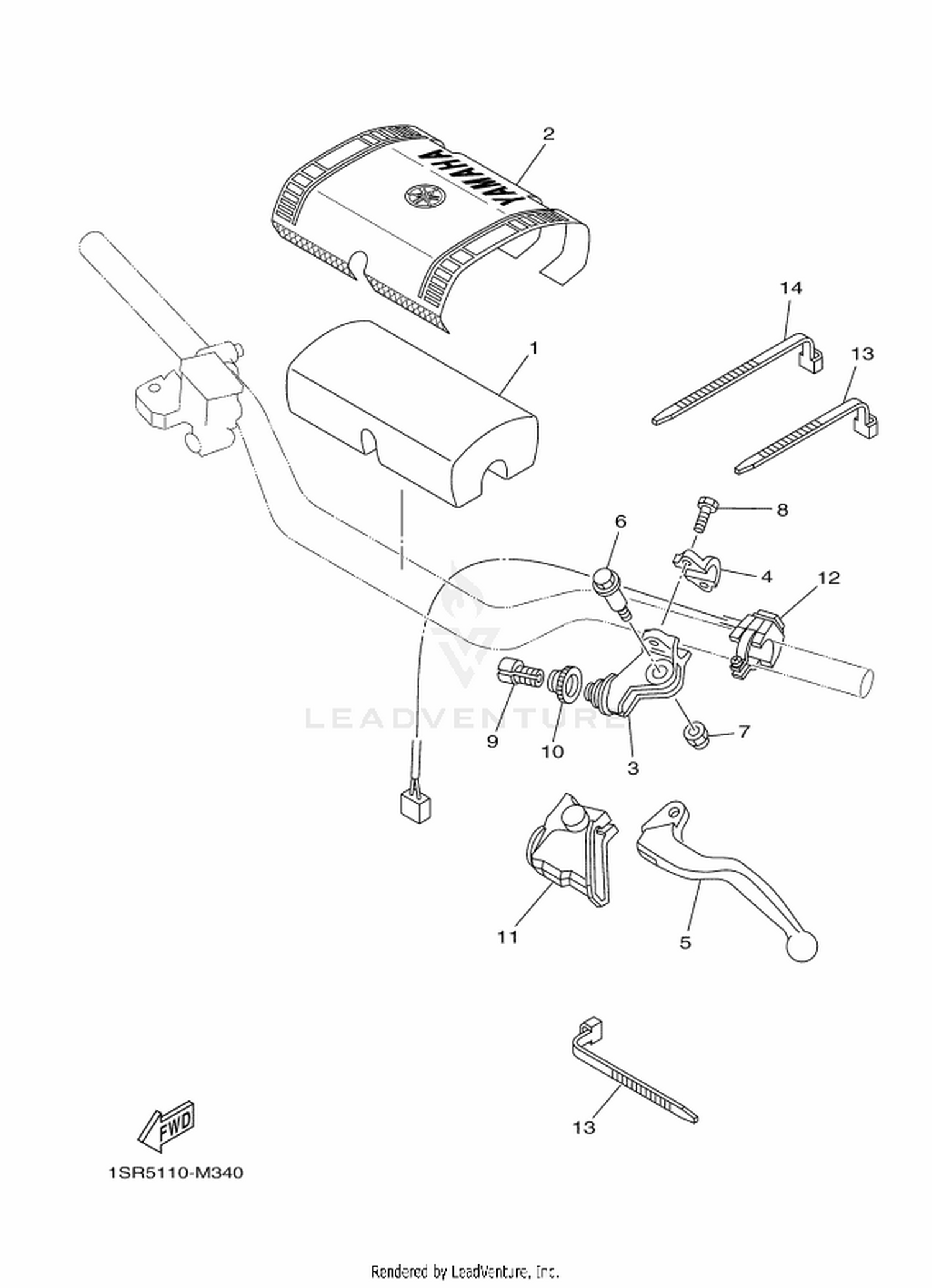 34 HANDLE SWITCH  LEVER